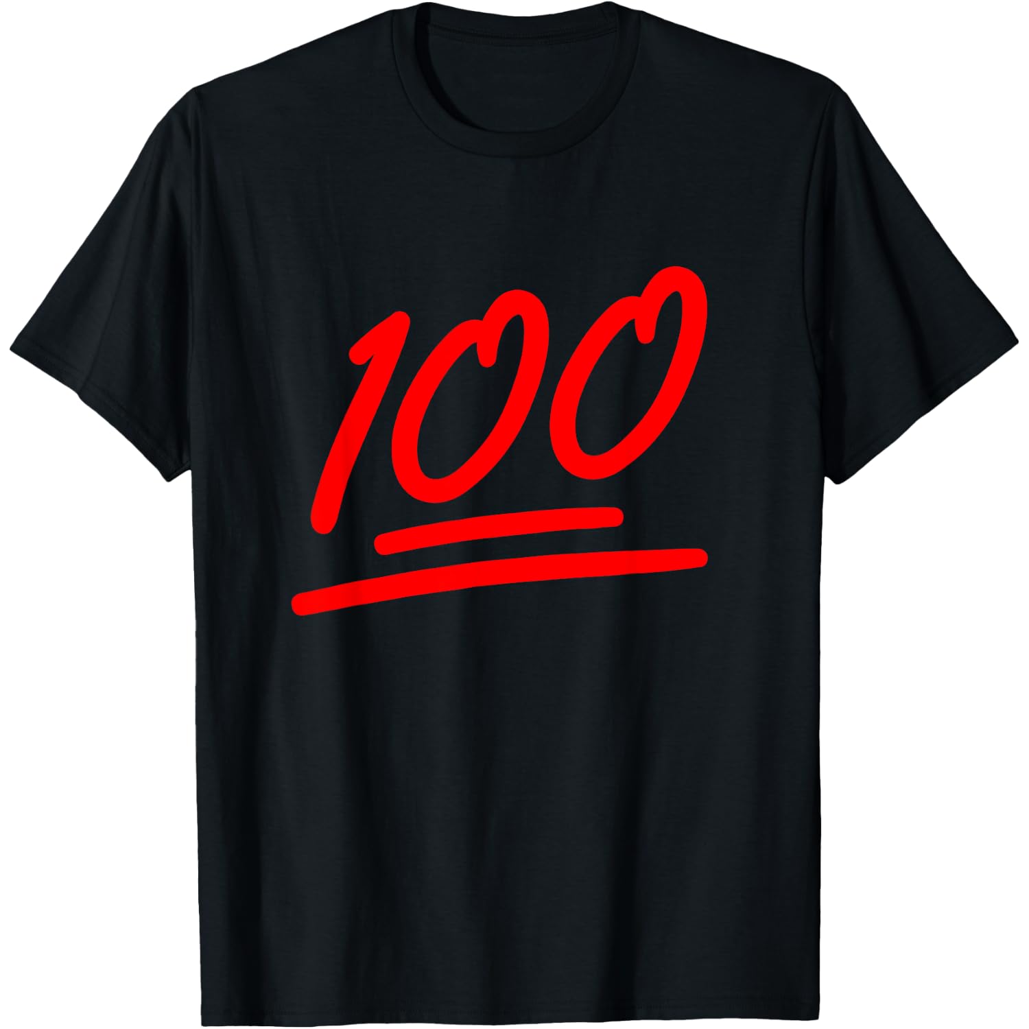 100 Emote Funny 100 Emoticon Art Cool Fun 100 Days of School T-Shirt