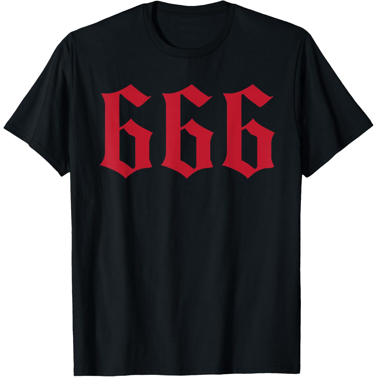 666 Mark of The Beast Satanic Devil T-Shirt T-Shirt