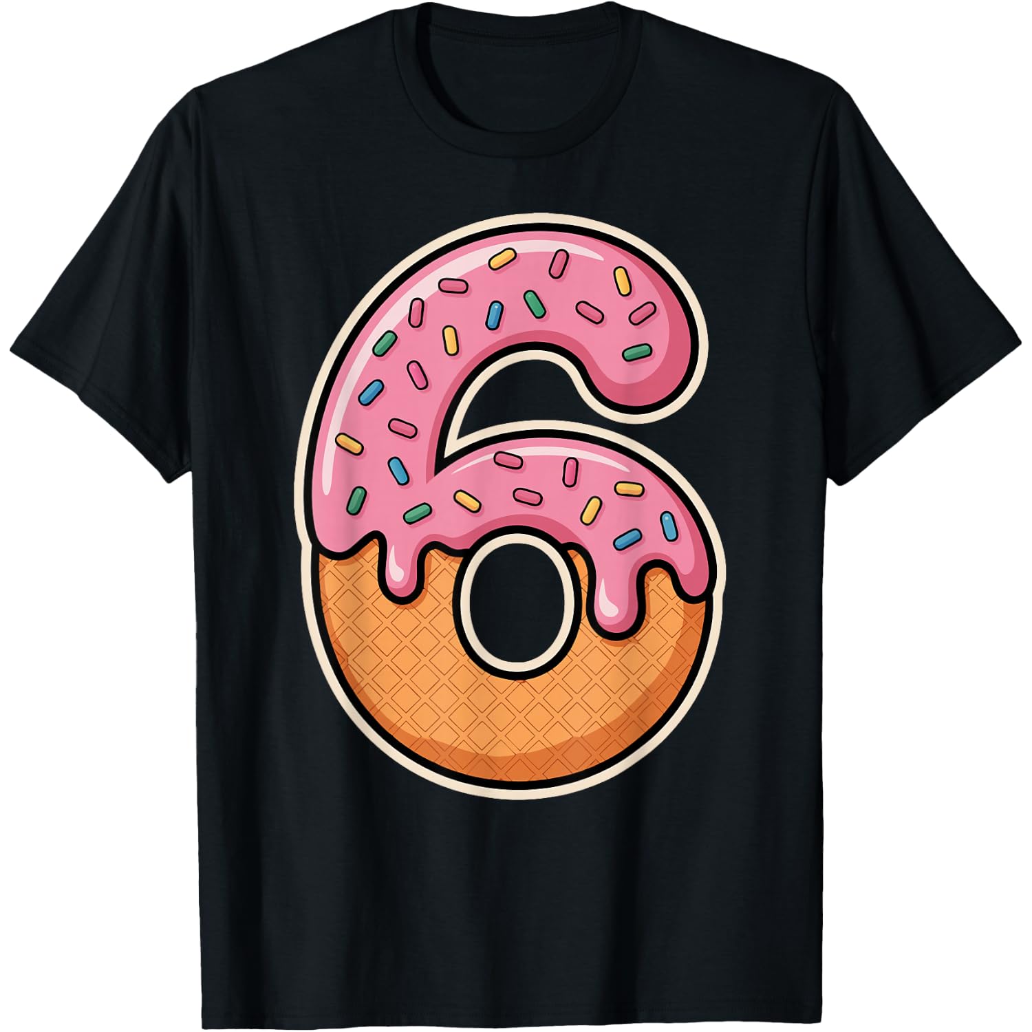 67 Halloween Costume Duo Matching Number 6 and 7 Ice Cream T-Shirt