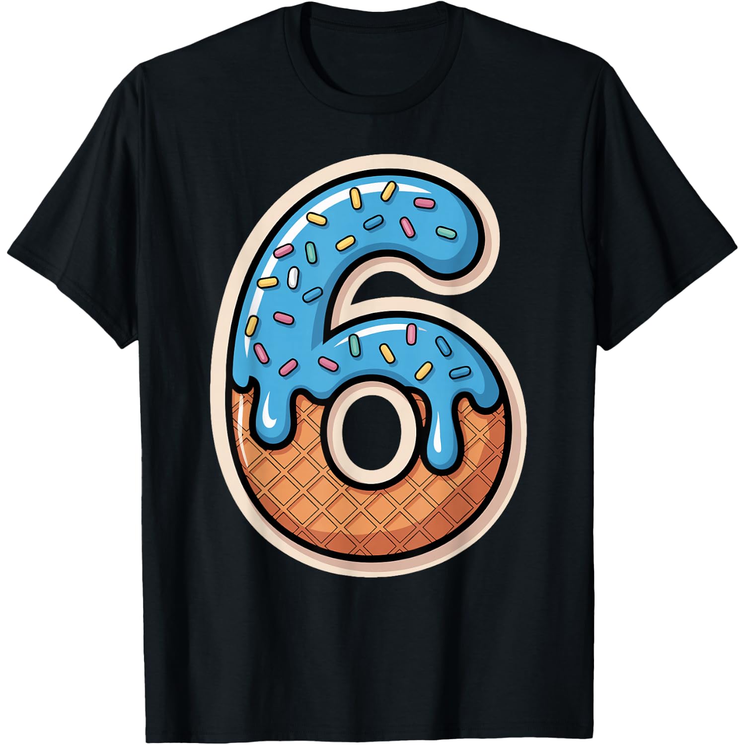 67 Halloween Costume Duo Matching Number 6 and 7 Ice Cream T-Shirt