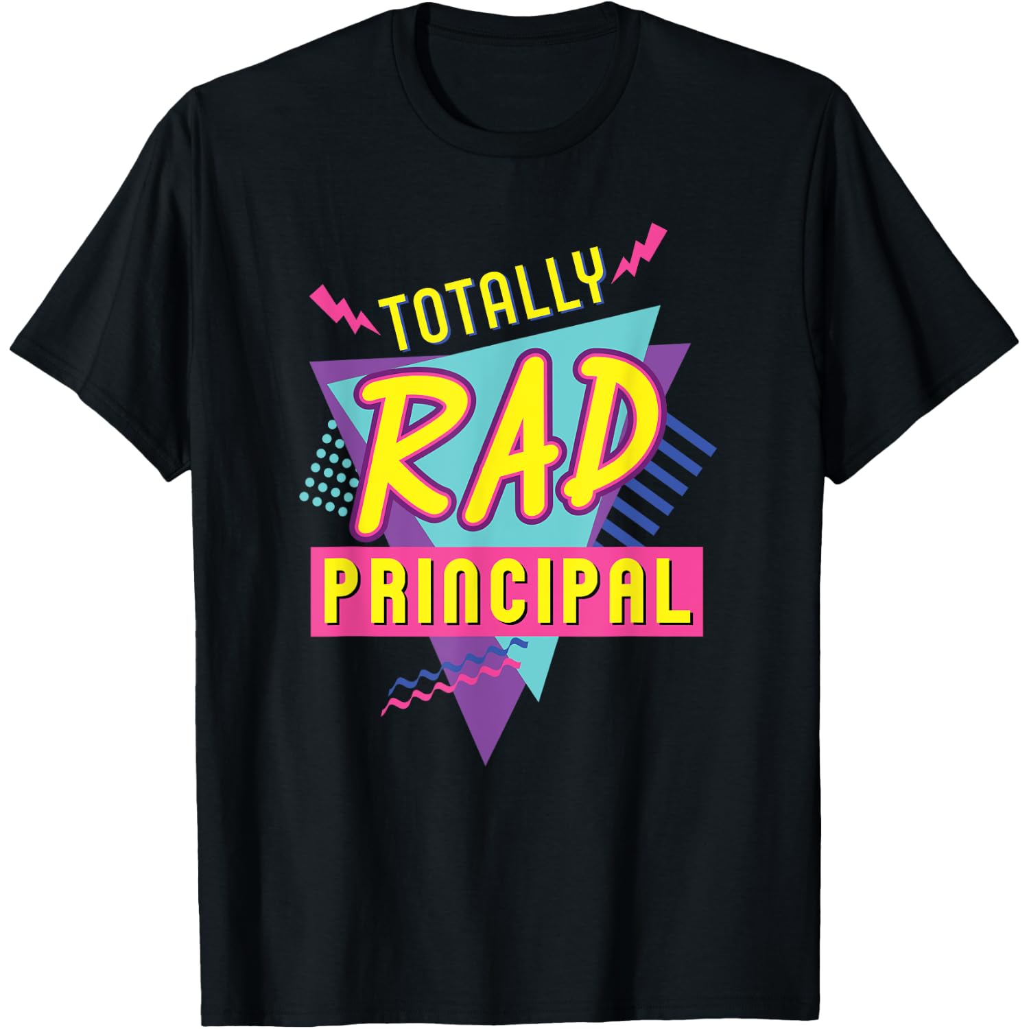 90's Themed Principal Halloween Lazy Costume Vintage 1990s T-Shirt