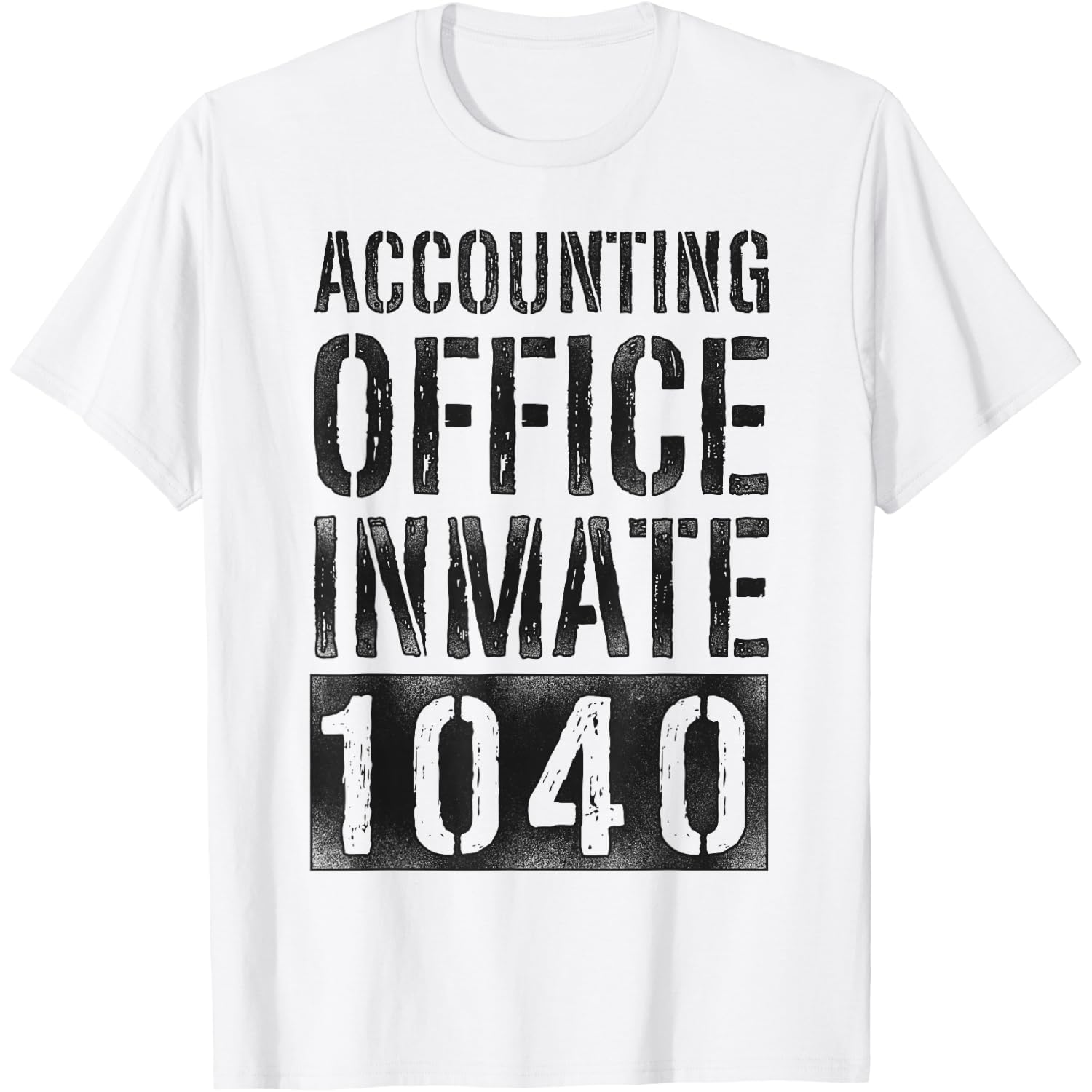 Accountant Bookkeeper Accounting Prison Jail Halloween T-Shirt