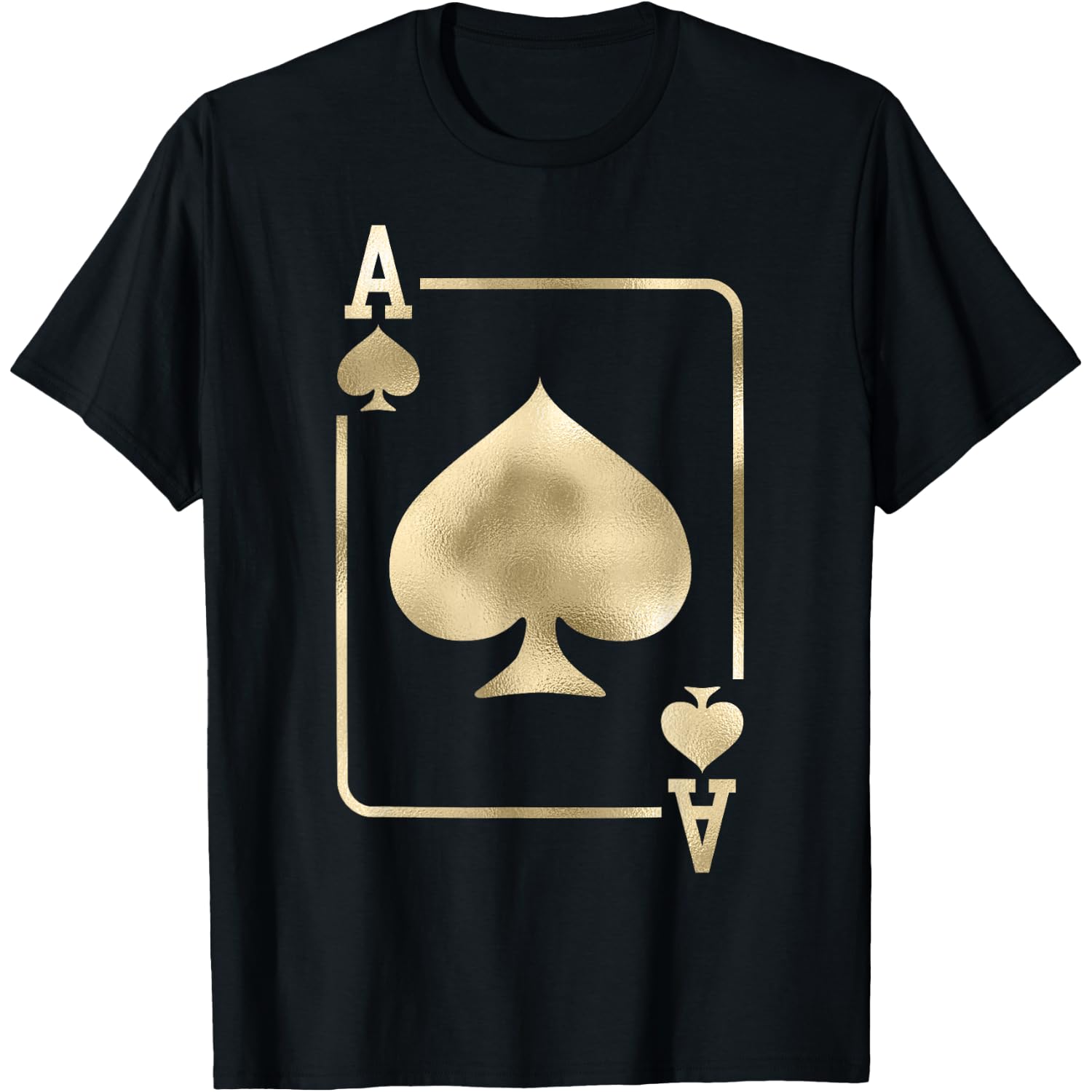 Ace of Spades Playing Card Halloween Glam Costume T-Shirt