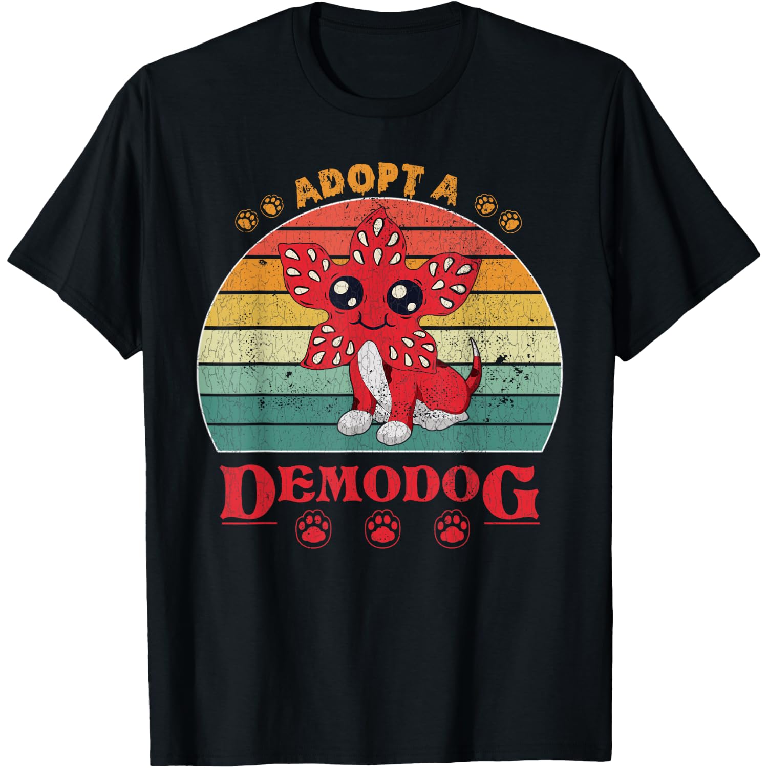 Adopt a demodog funny dog lovers T-Shirt