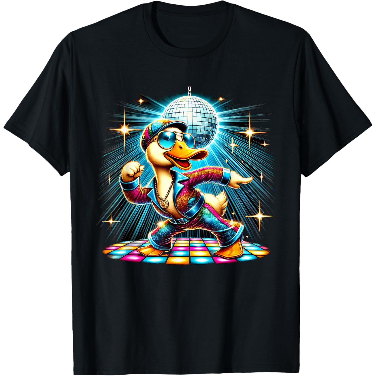 Aesthetic Duck Disco Dancer T-Shirt