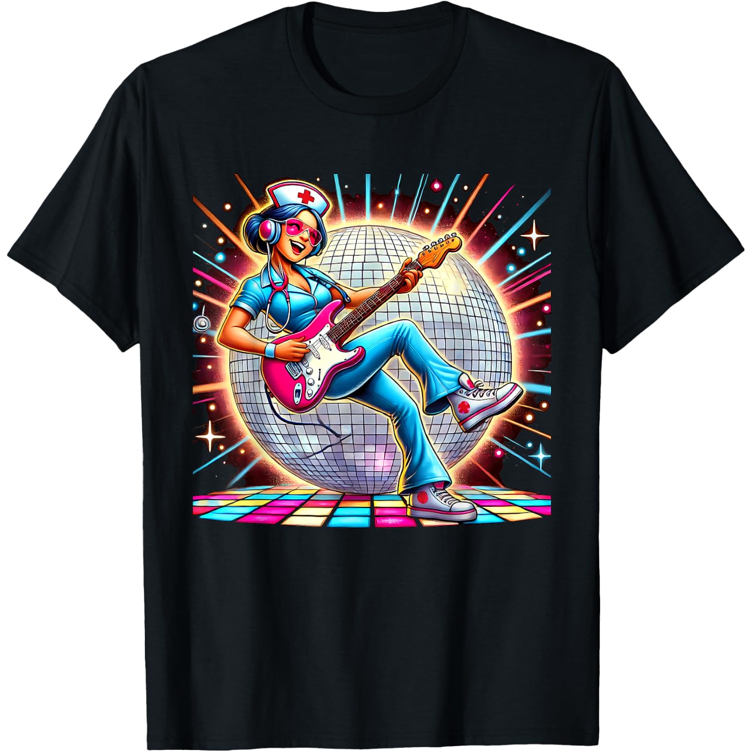 Aesthetic Nurse Disco T-Shirt