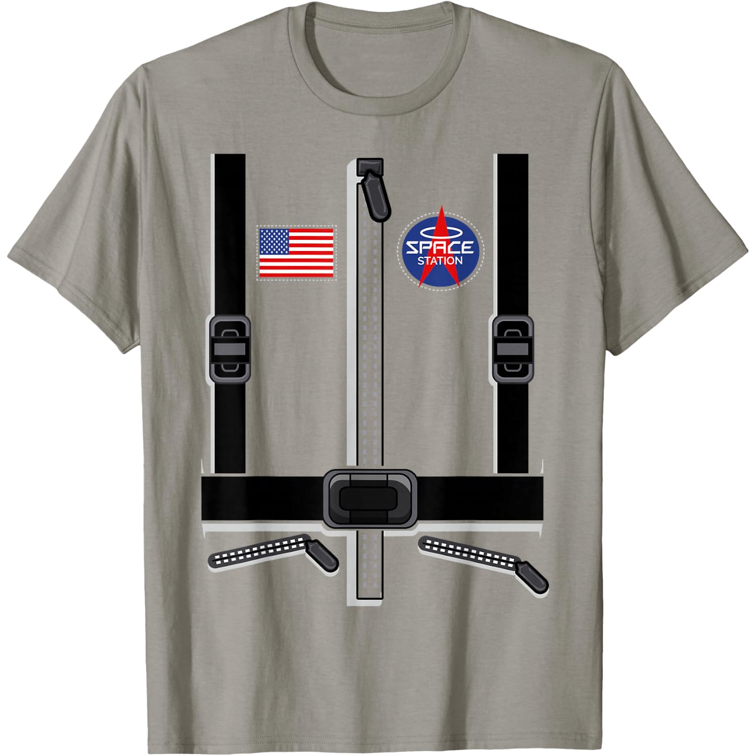 Astronaut Costume for Children, Men, Women, Spacesuit T-Shirt