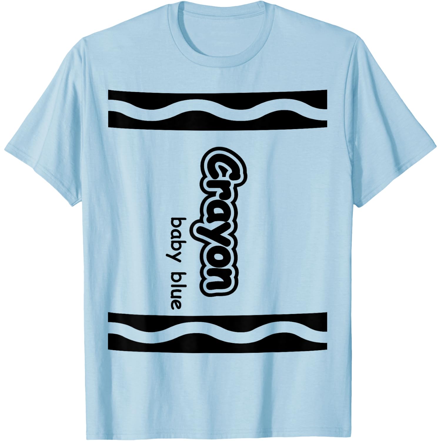 Baby Blue Crayon Easy Halloween Costume Cute T-Shirt T-Shirt