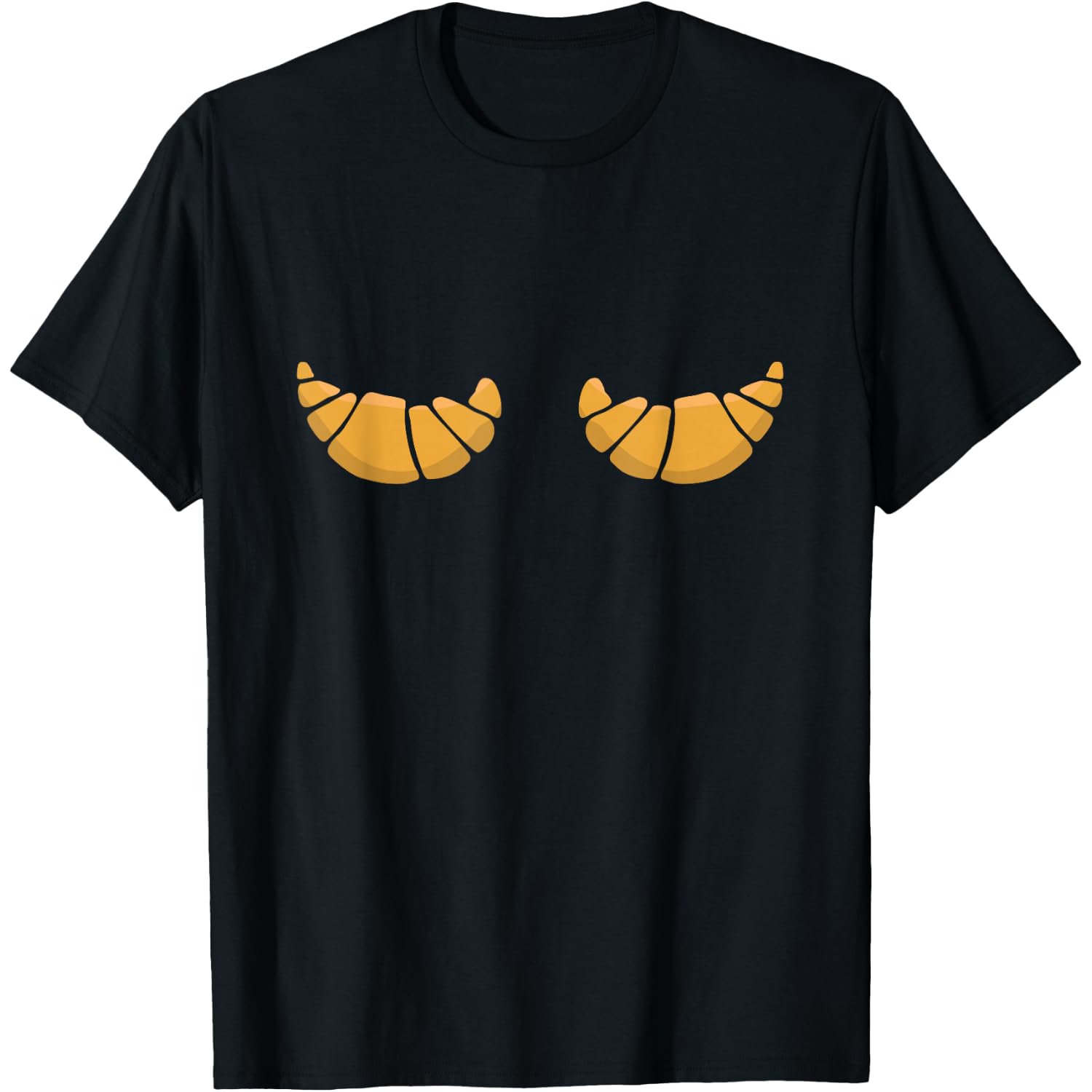 Banana Croissant Chaud Funny Boob French Breakfast France T-Shirt