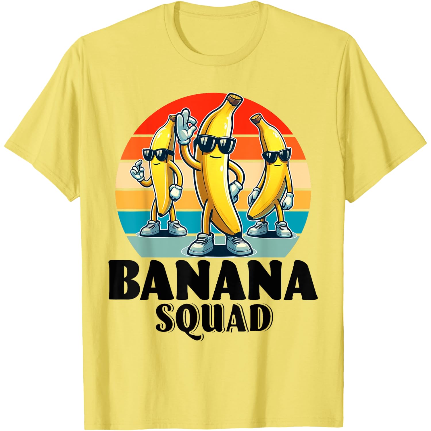 Bananas Shirt Men Women Cute Banana Gifts Funny Banana Squad T-Shirt
