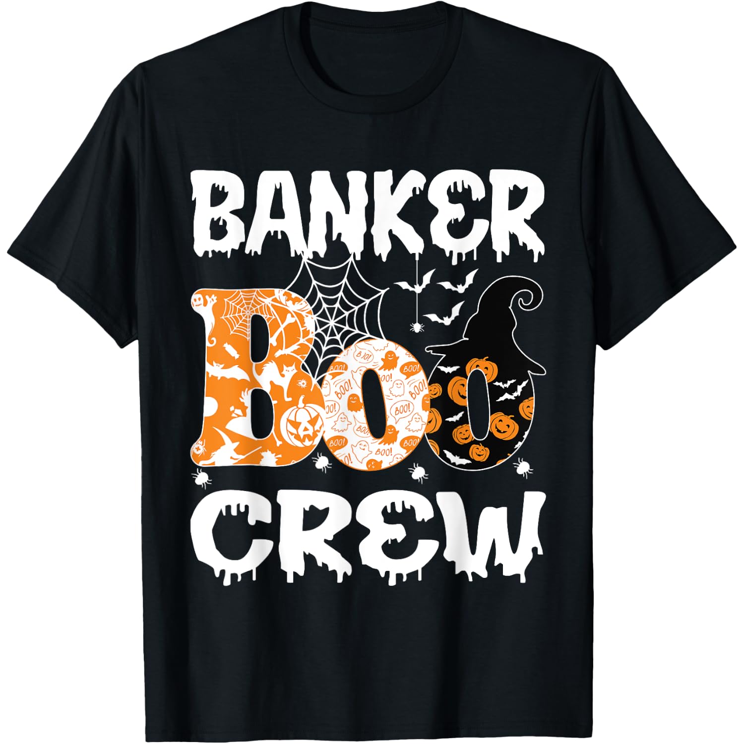 Banker Boo Crew Banker Halloween Costume Banker Halloween T-Shirt