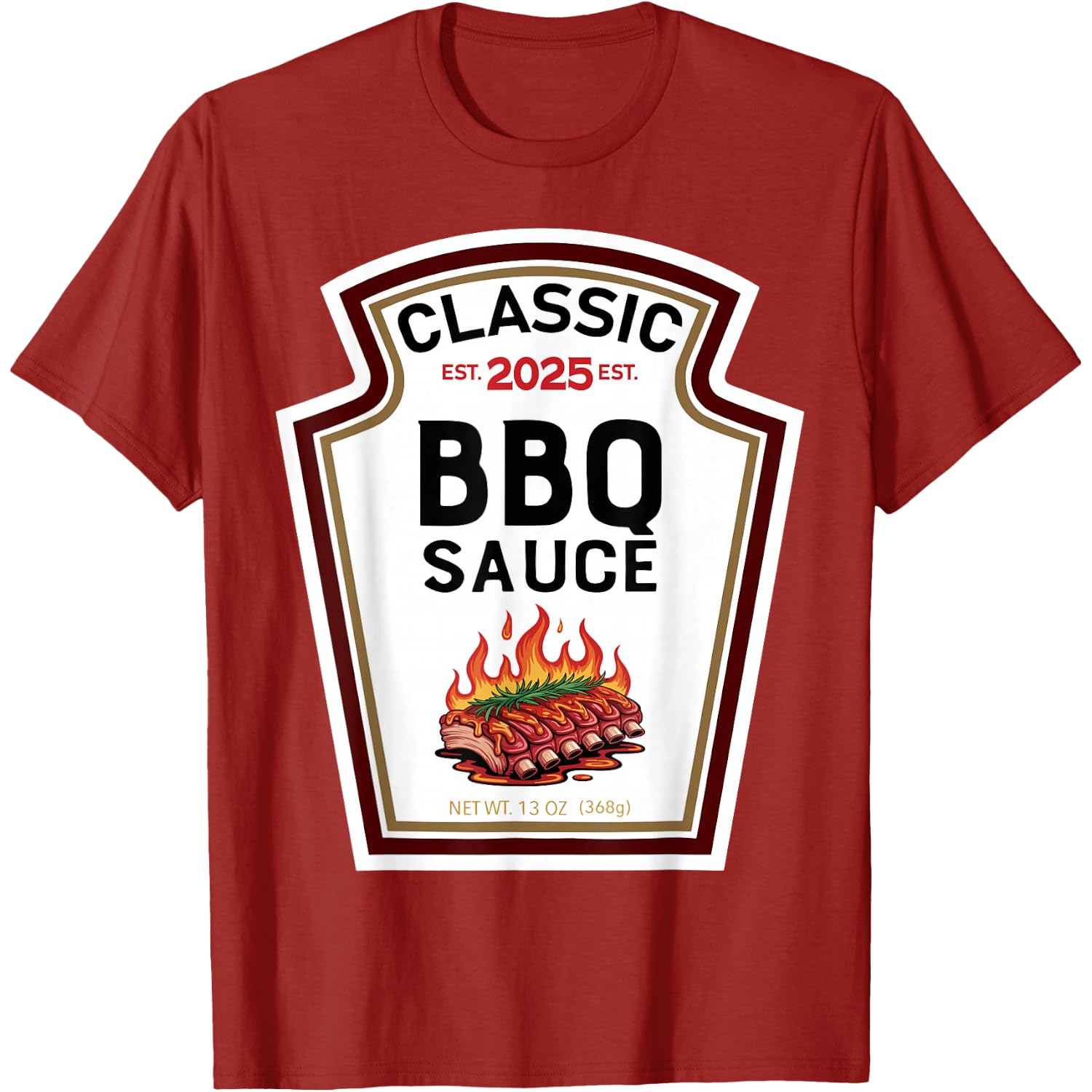 Barbecue Sauce Halloween Costume Family Matching T-Shirt