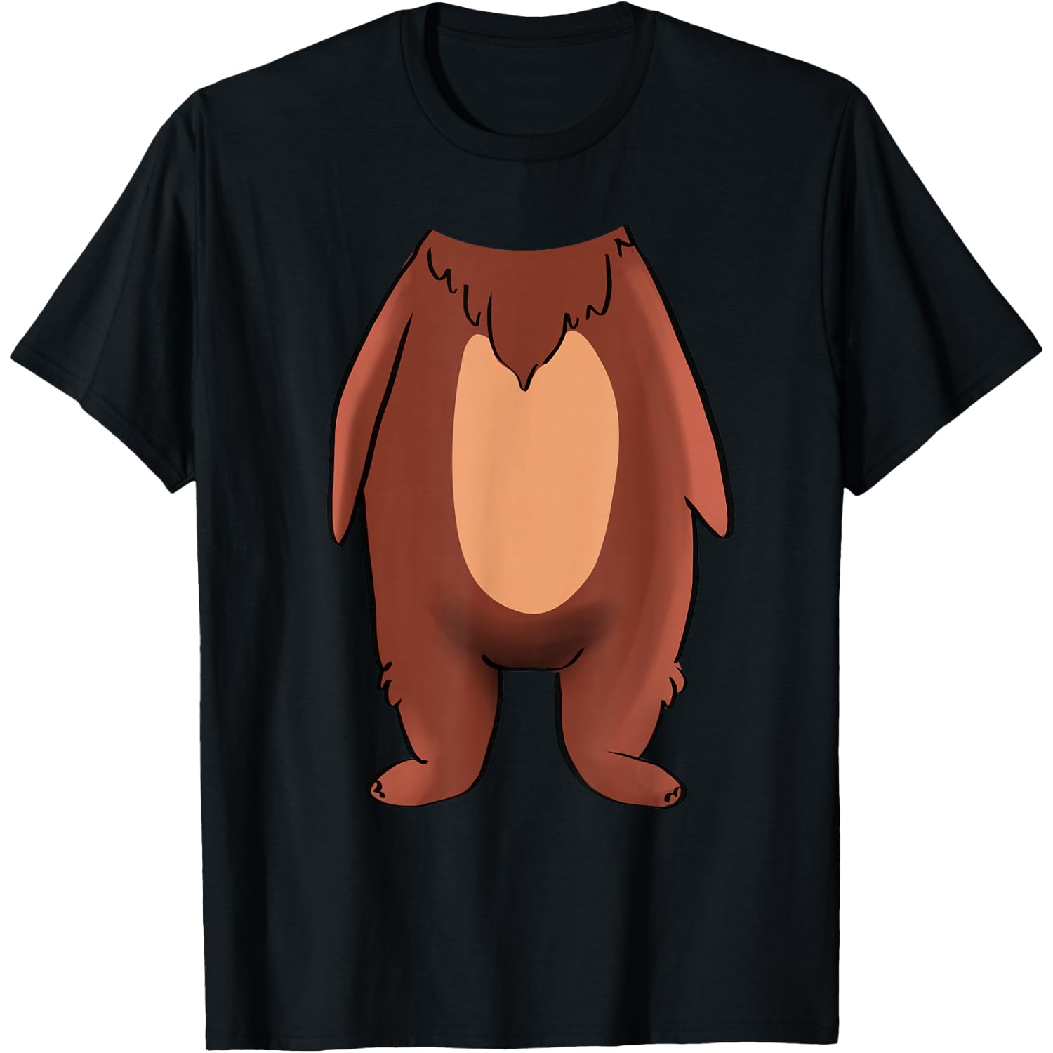 Bear Halloween Costume Shirt - Brown Grizzly Bear T-Shirt
