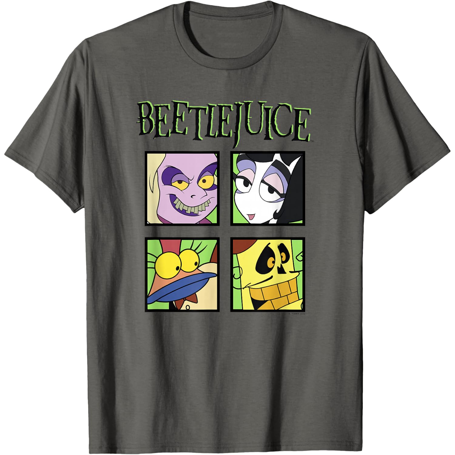 Beetlejuice Animated Series Spooky Group Box Up Poster T-Shirt
