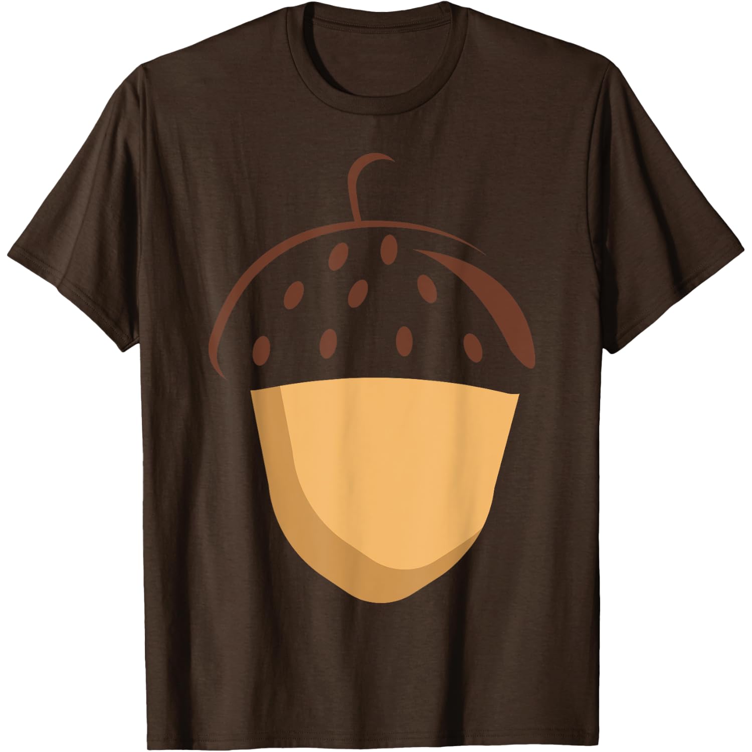 Big Acorn Costume Cute Easy Food Halloween Gift T-Shirt