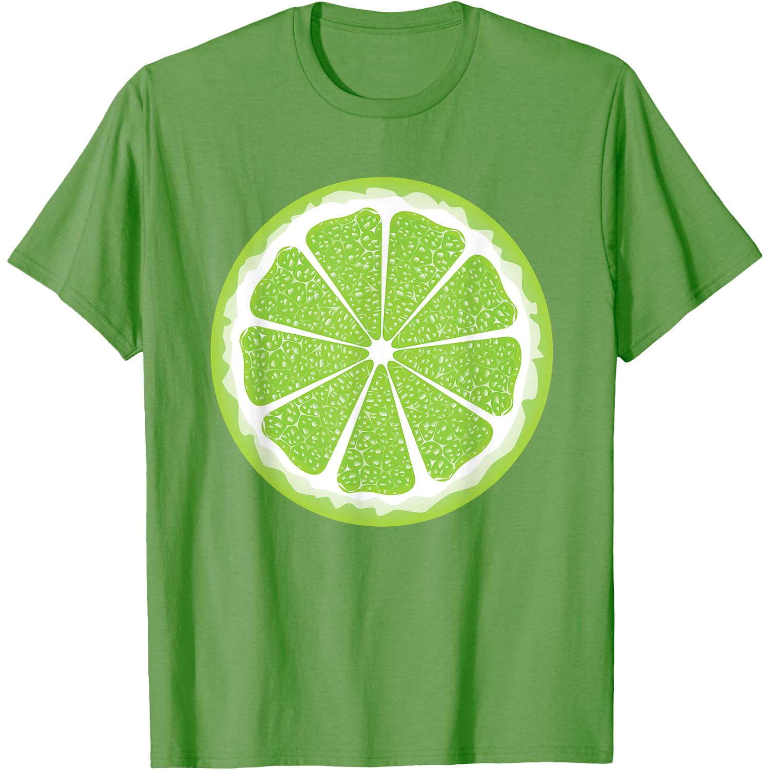 Big Lime Sliced Cute Fruit Easy Halloween Costume T-Shirt