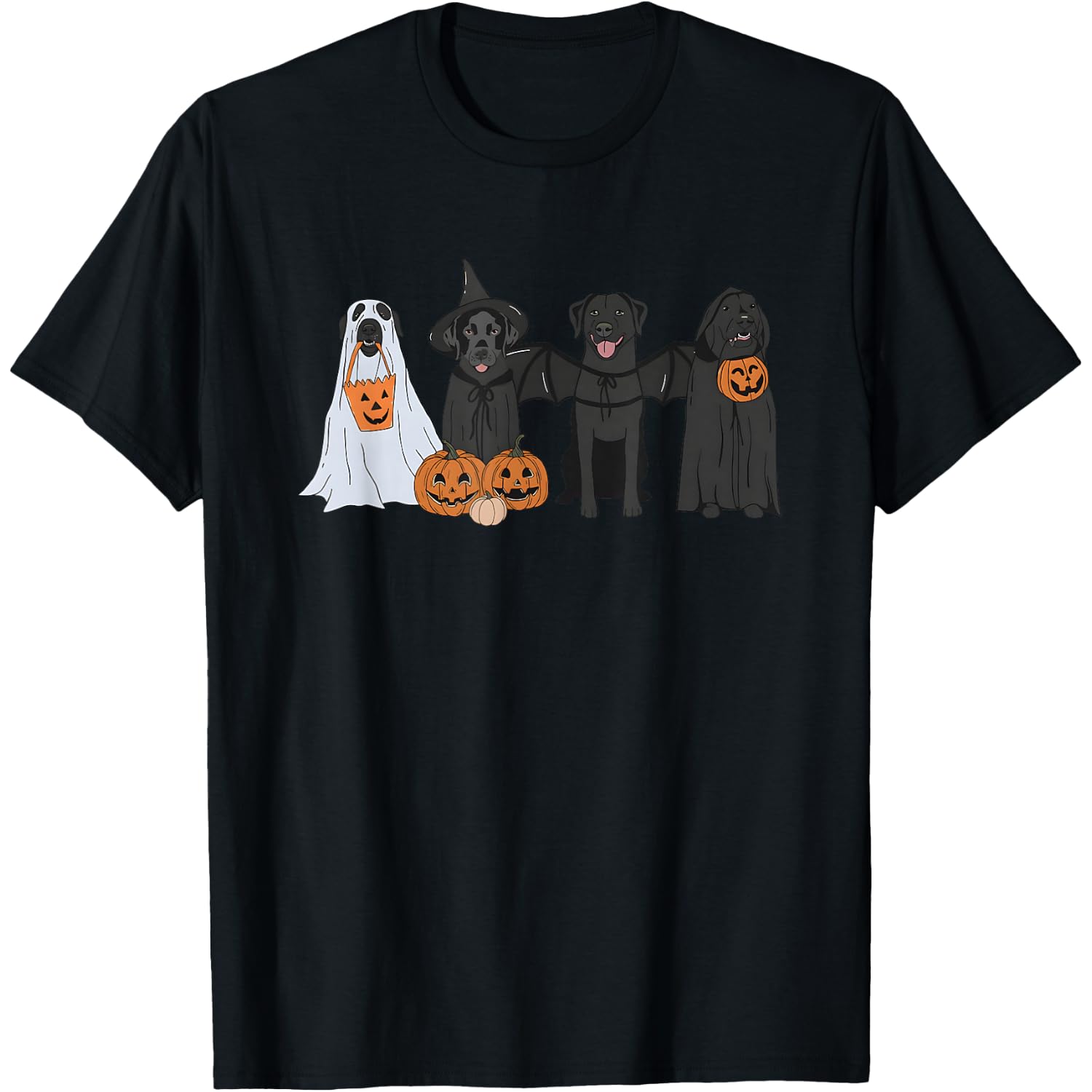 Black Labrador Halloween T-Shirt