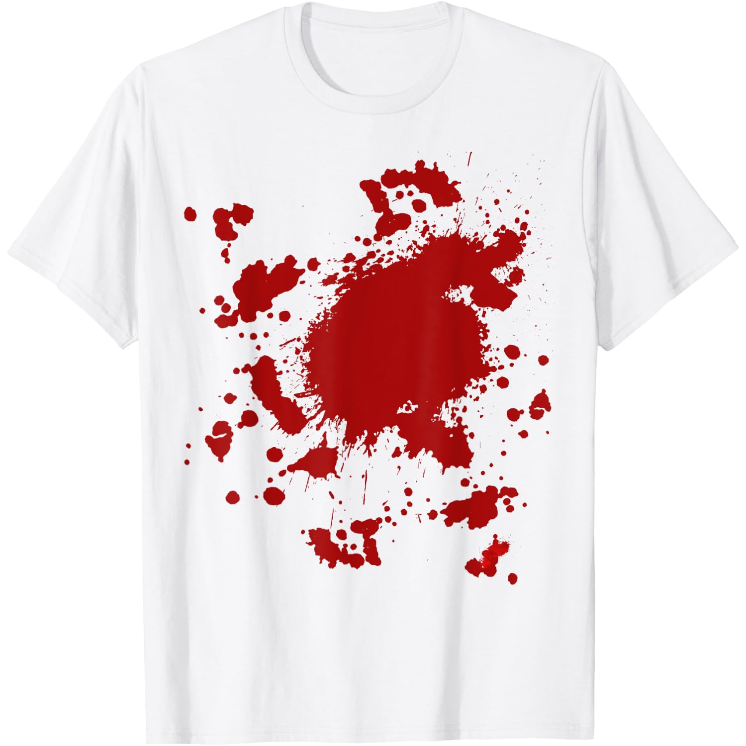 Blood Splatter Costume Gag Fancy Dress Scary Halloween T-Shirt