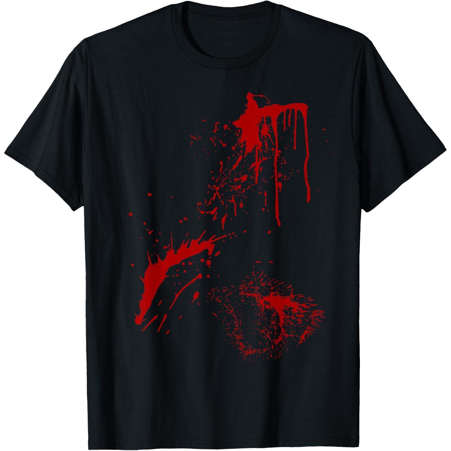 Blood Splatter Halloween Fake Bloody Spatter Zombie Victim T-Shirt
