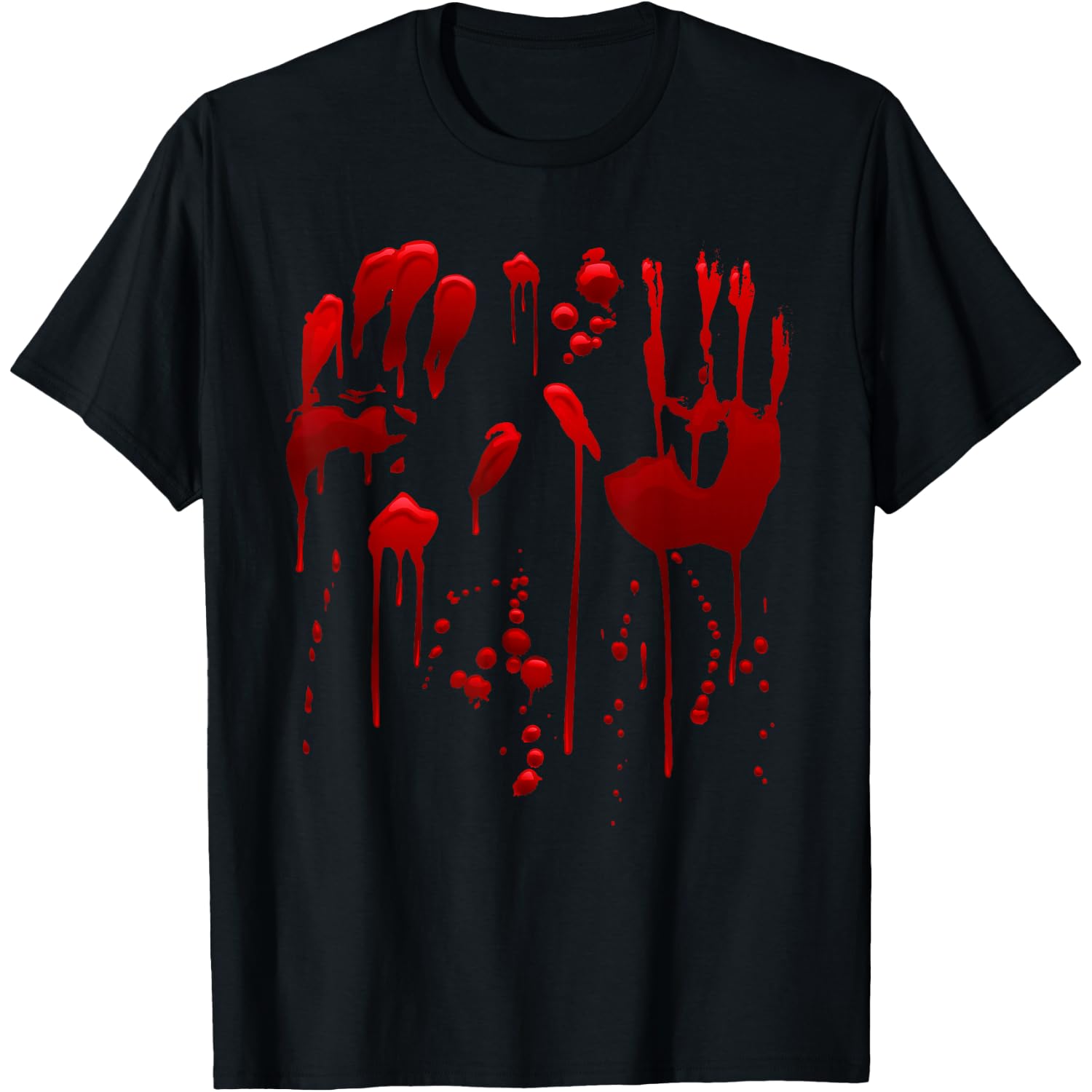 Bloodstained T-Shirt Halloween Creepy Clothes Bloodstains T-Shirt