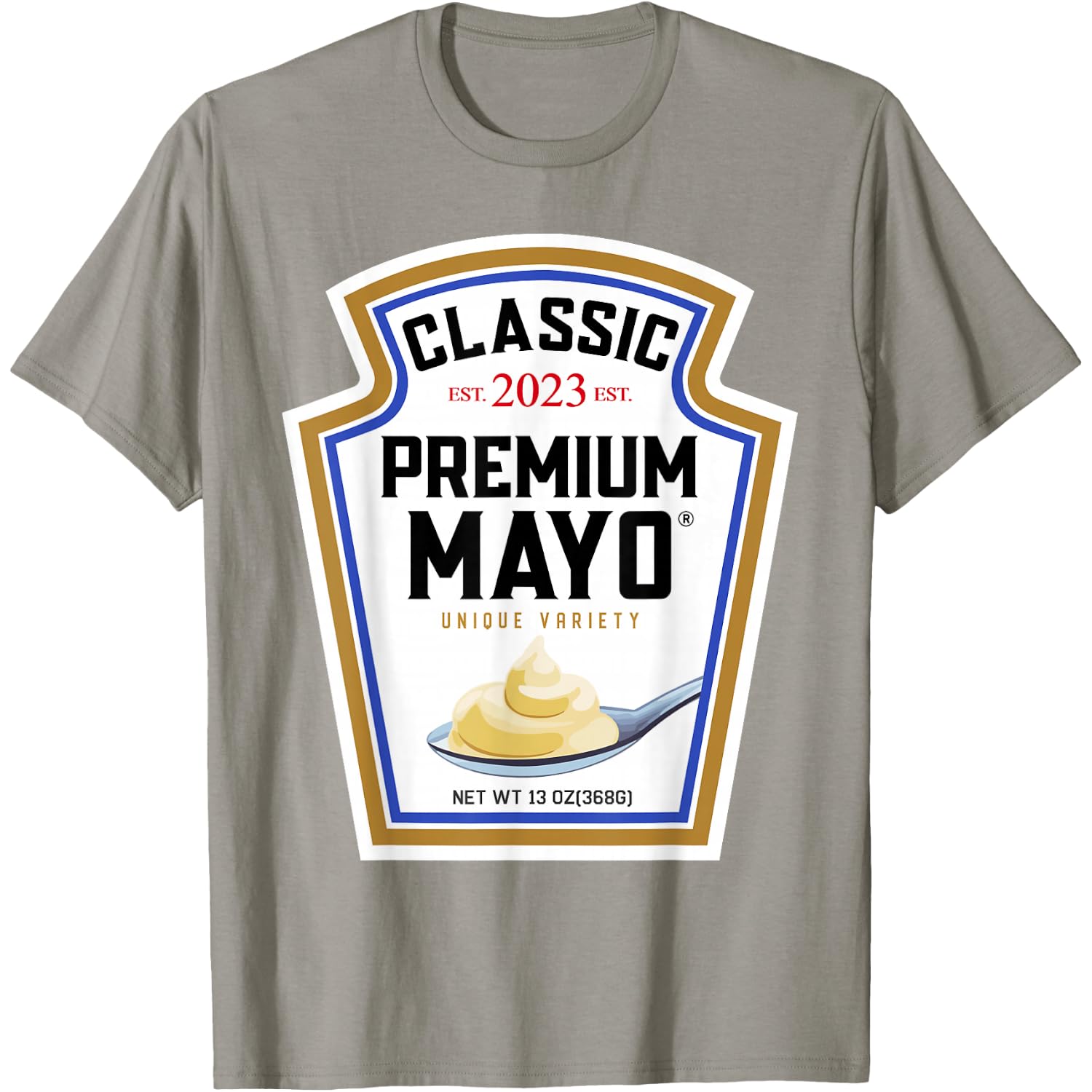 Blue Mayonnaise DIY Halloween Costume Couples & Group Mayo T-Shirt