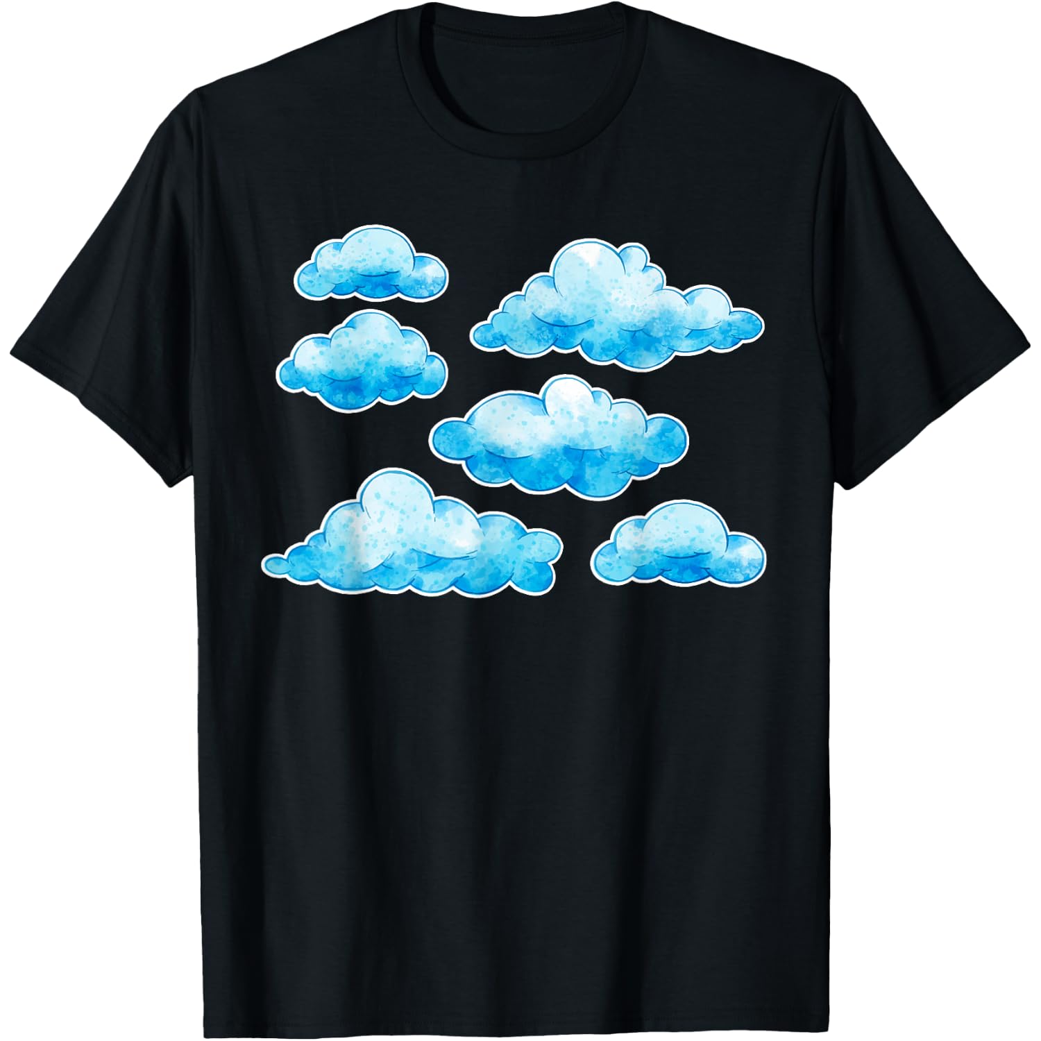 Blue White Clouds T-Shirt