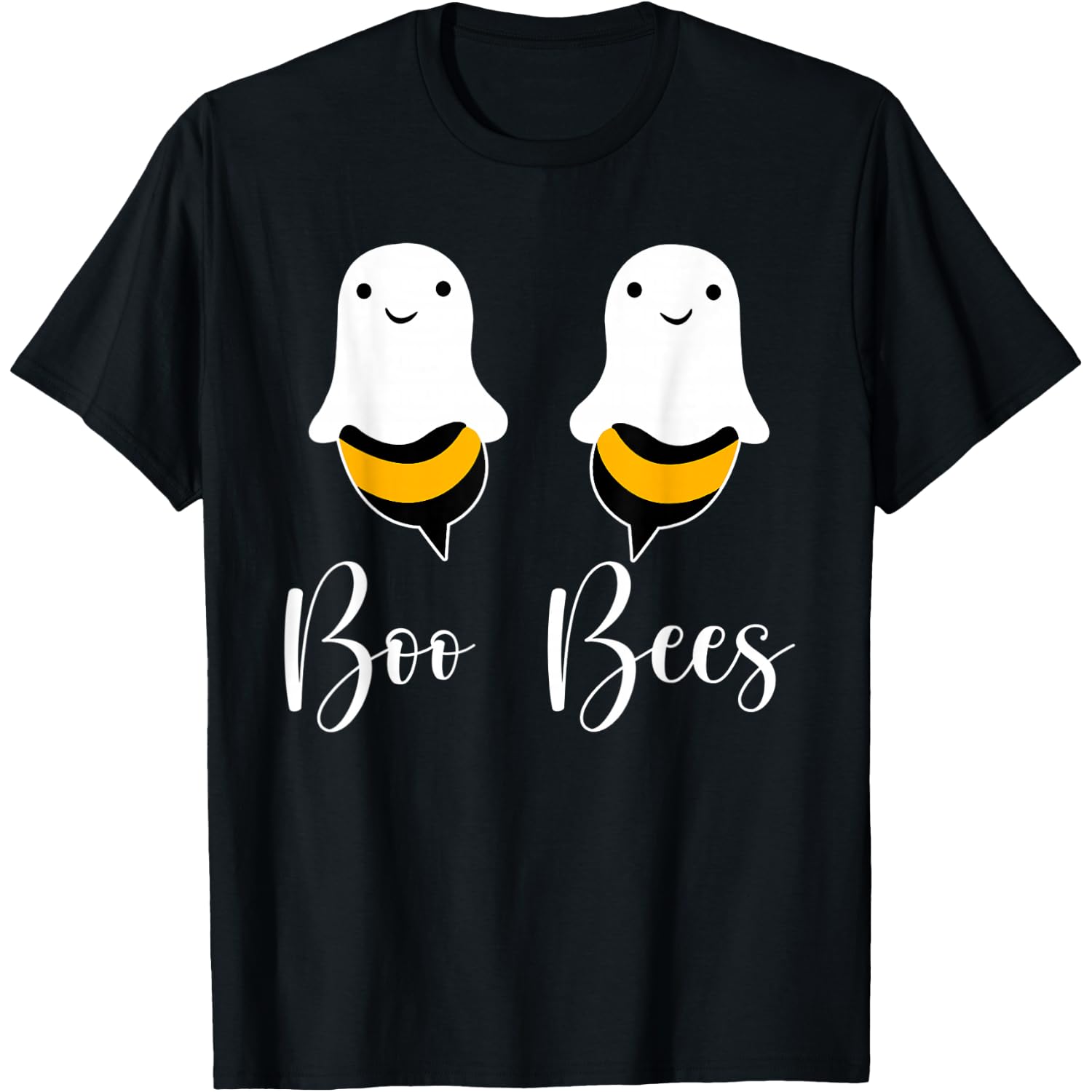 Boo Bees Funny Couples Halloween Costume for Adult Her Women T-Shirt