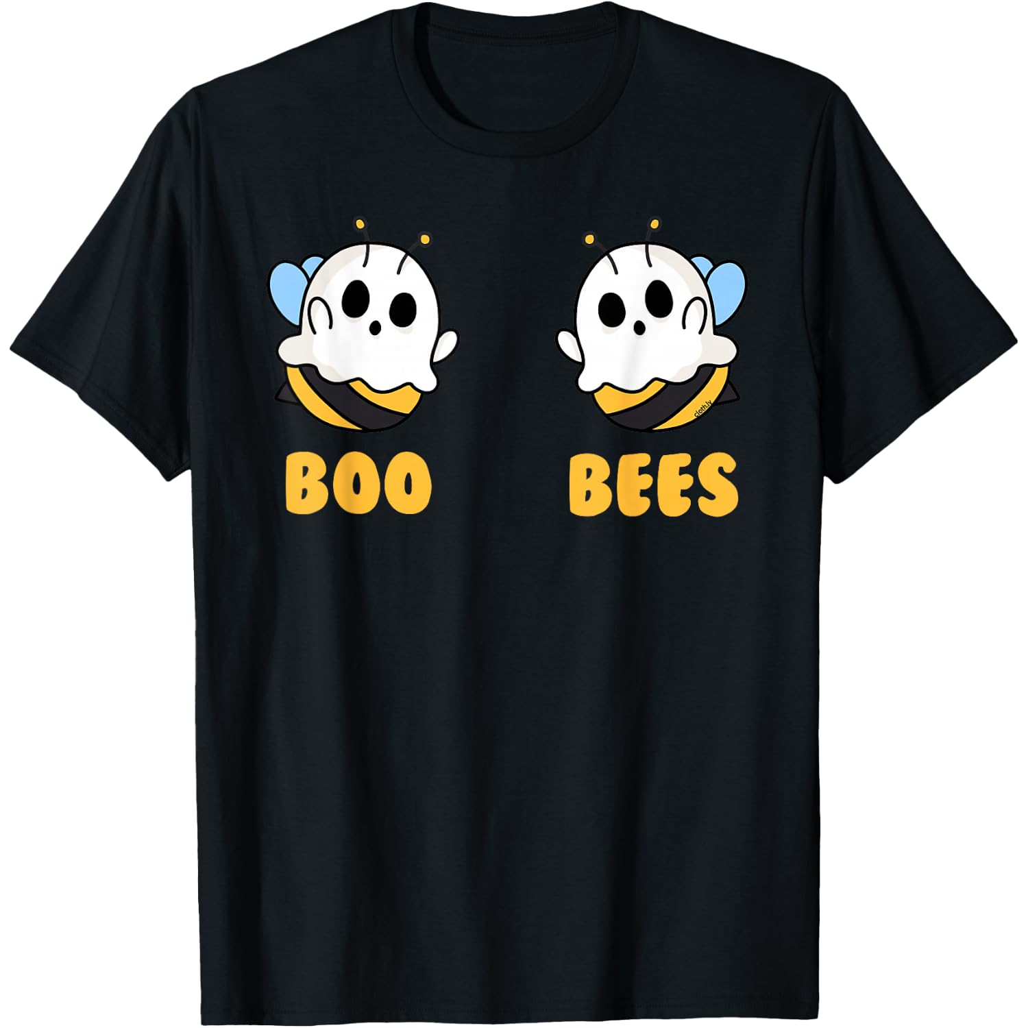 Boo Bees Women Funny Halloween Matching Ghost Costume T-Shirt