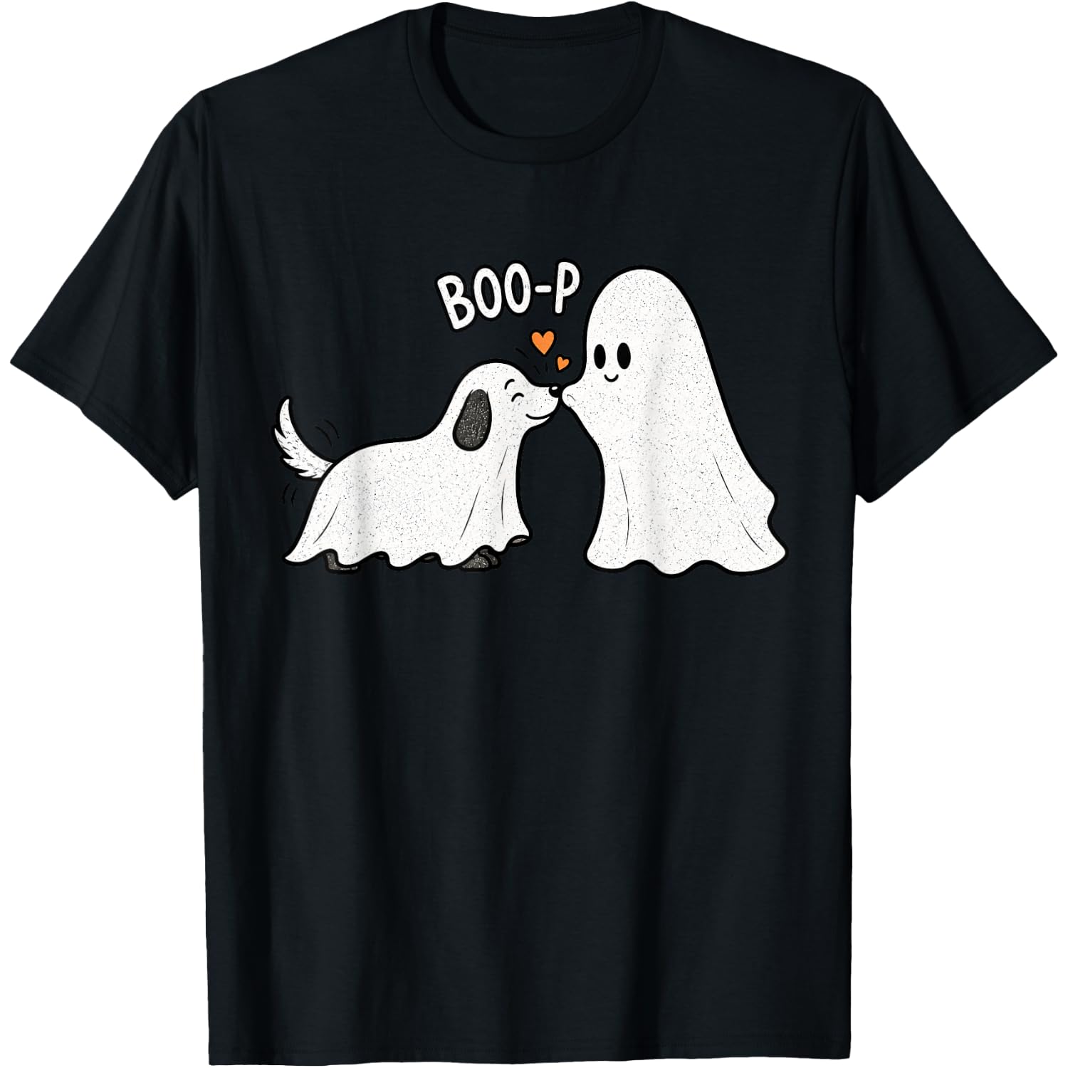 Boo Boo-p Dog Ghost Funny Halloween Dog Lovers Dog Mom T-Shirt