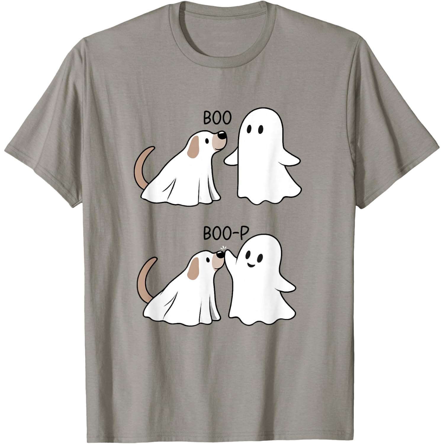 Boo Boop Ghost and Dog Halloween Costume for Men Women Kids T-Shirt