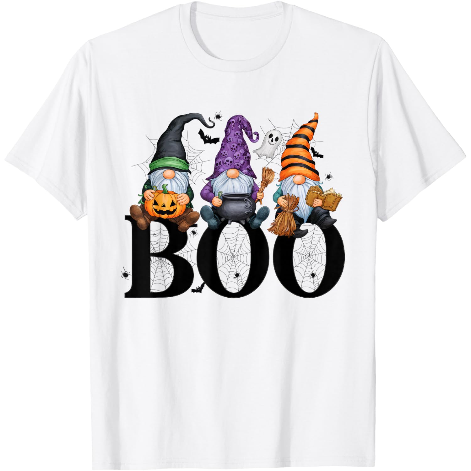 Boo Gnome Halloween Tee, Shirt for Men Kids or Women T-Shirt