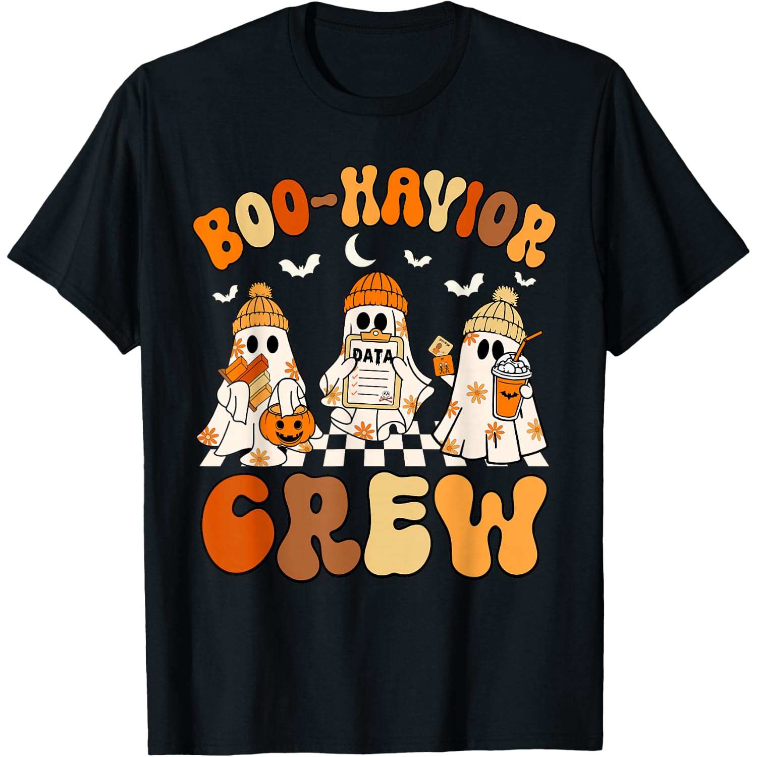 Boo-Havior Crew Behavior Analyst Halloween ABA T-Shirt
