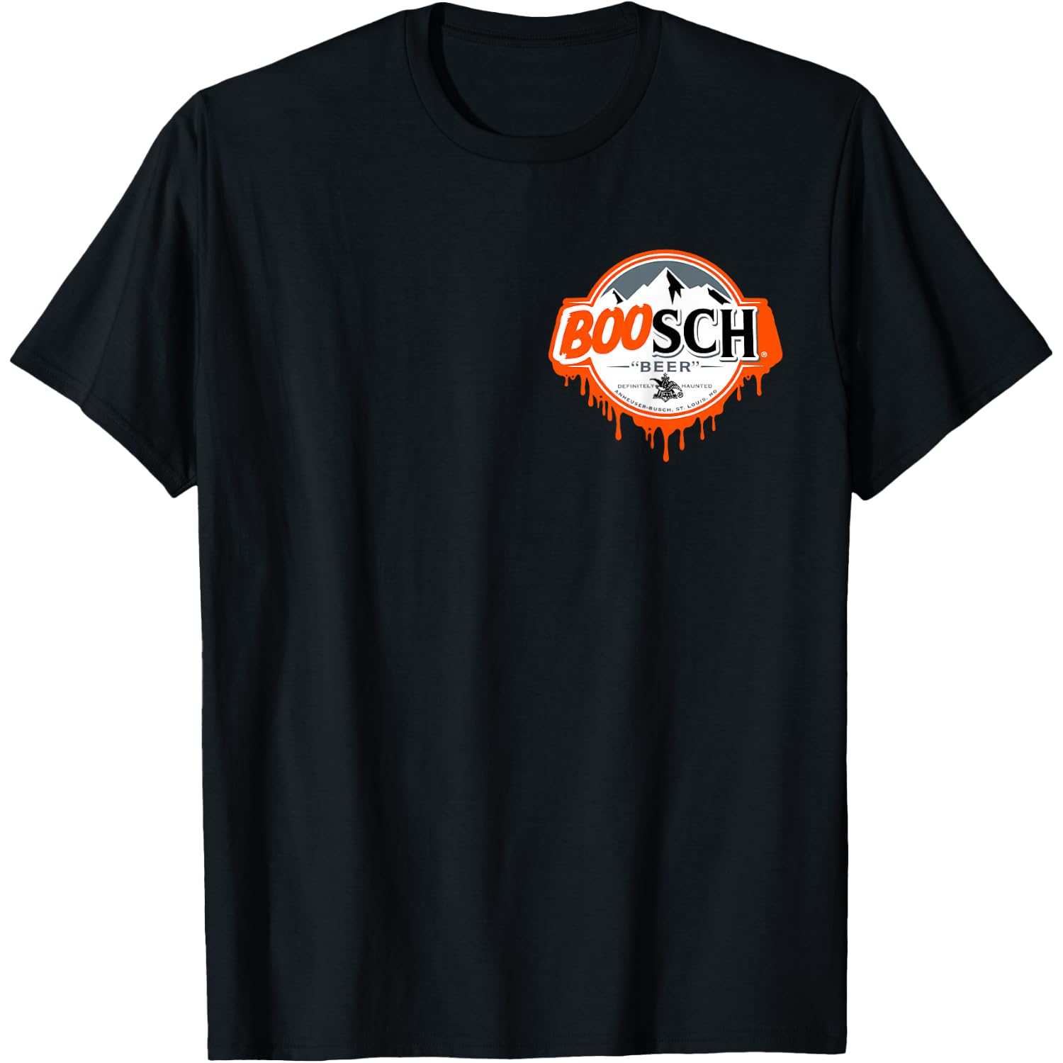 Boo SCH Ghost Halloween Beer Funny Drinking Spooky Costume T-Shirt