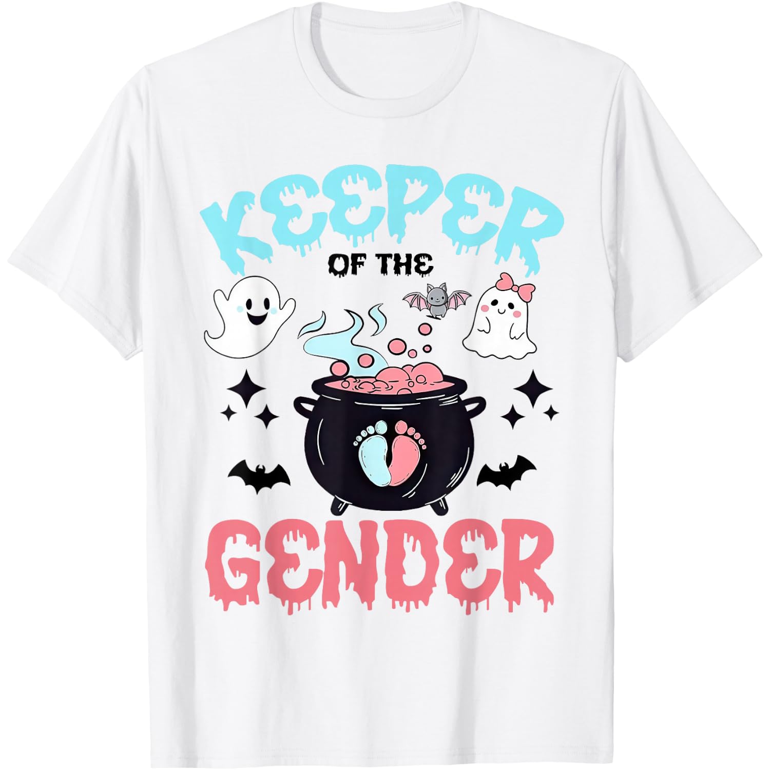 Boo-y Or Ghoul Gender Reveal Shirt Keeper of The Gender T-Shirt
