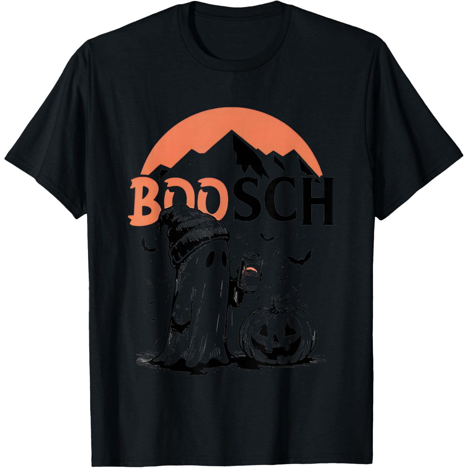 Boosch Beer Ghost Halloween 2024 T-Shirt