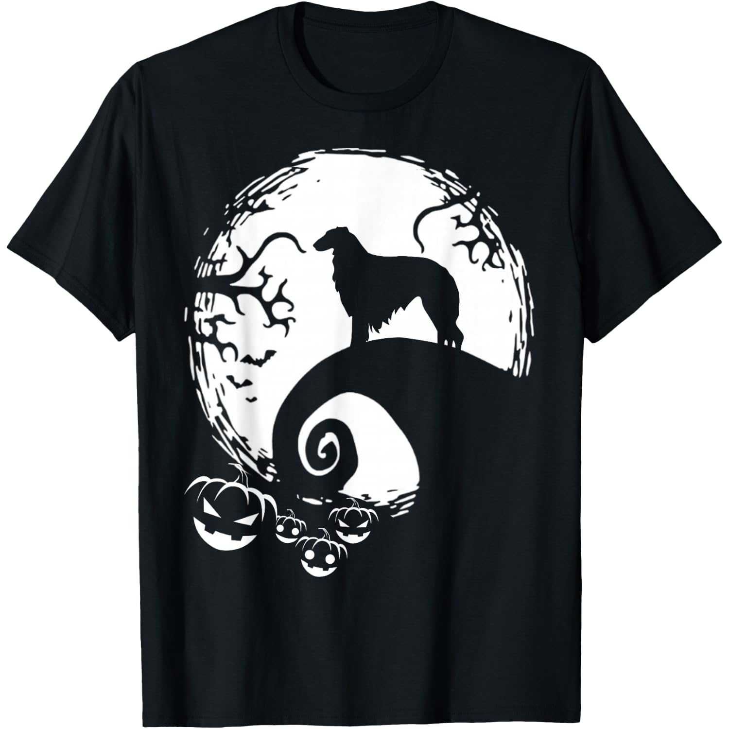 BORZOI Lover Gifts BORZOI Halloween Shirt