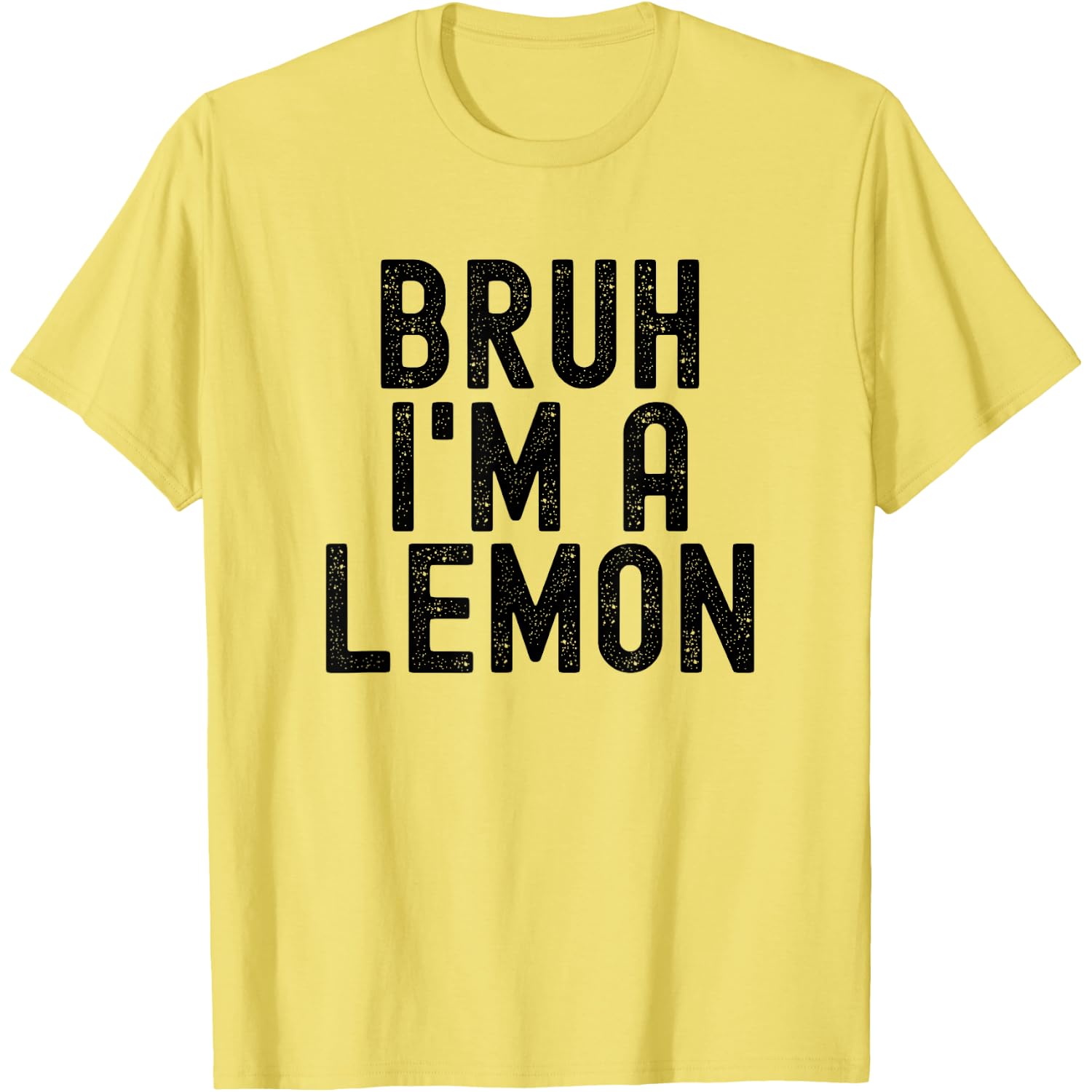 Bruh I'm A Lemon Funny Halloween Costume Men Women Boy Girl T-Shirt