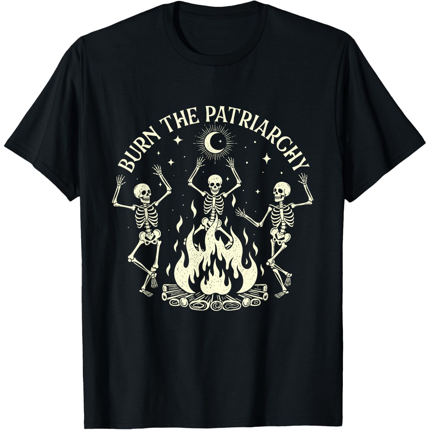 Burn The Patriarchy - Spooky Halloween Feminist Feminism T-Shirt