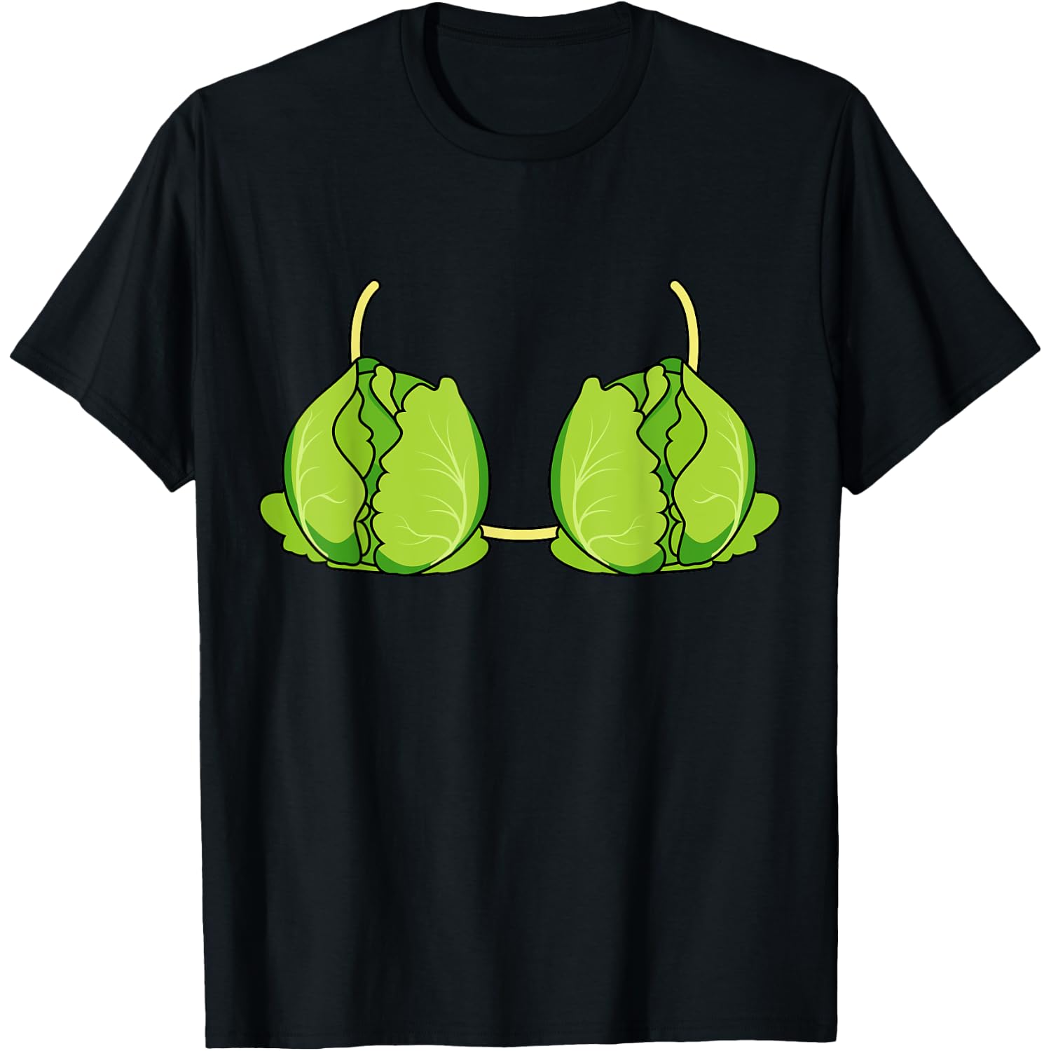 Cabbage Bra Costume Cute Easy Vegetable Halloween Gift T-Shirt