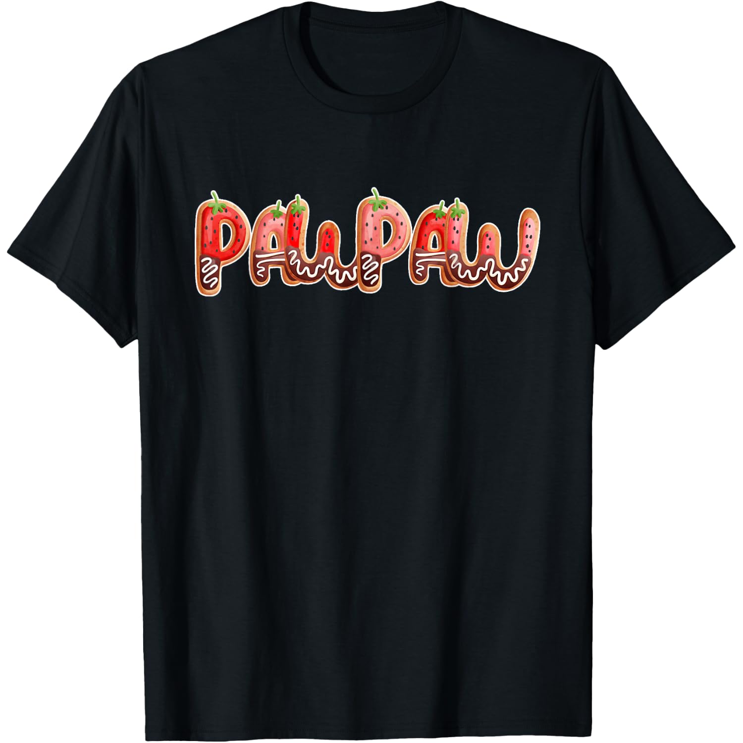 Cake Strawberry Grandpa Pawpaw Halloween Costume T-Shirt