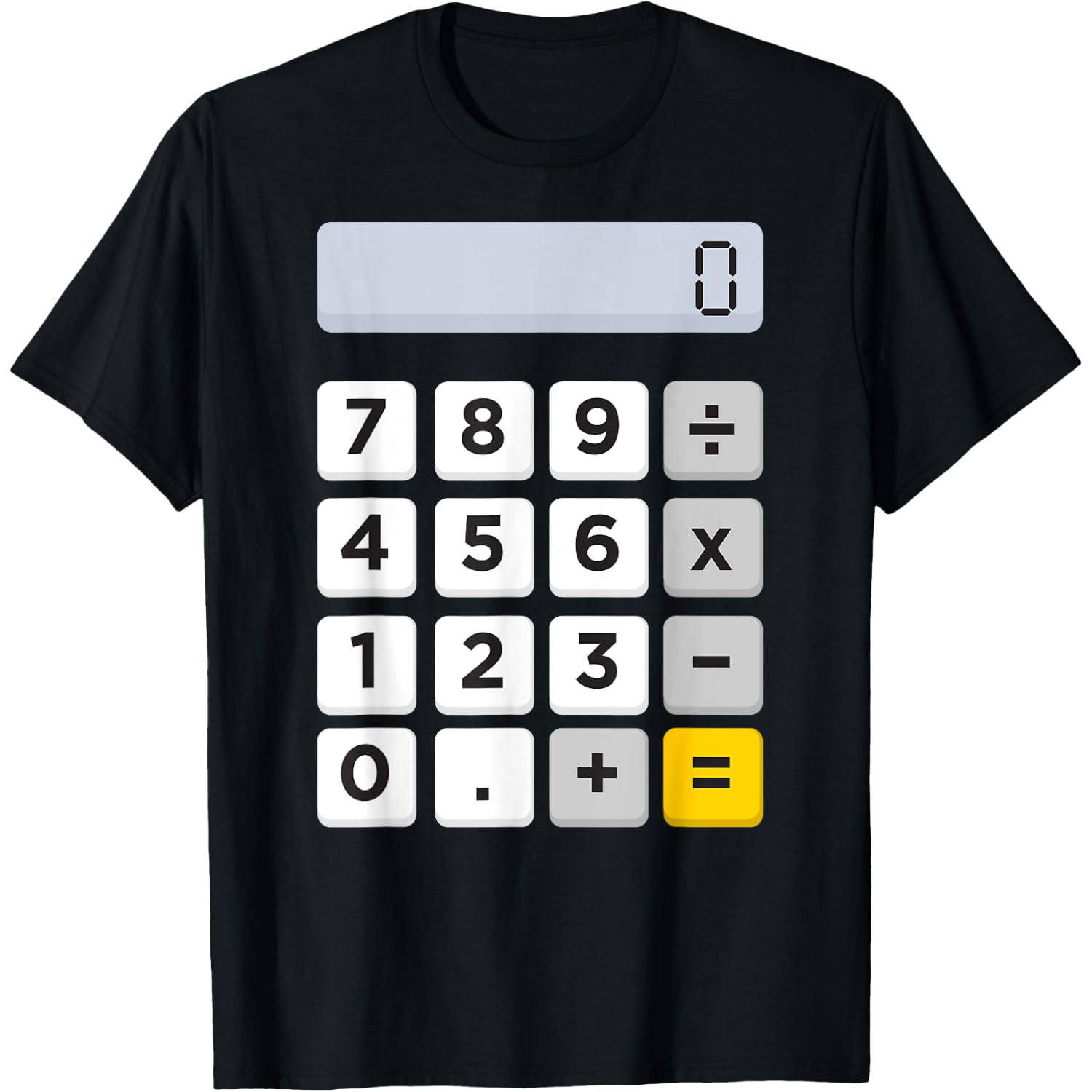 Calculator Halloween Costume Pretend I'm A Calculator T-Shirt