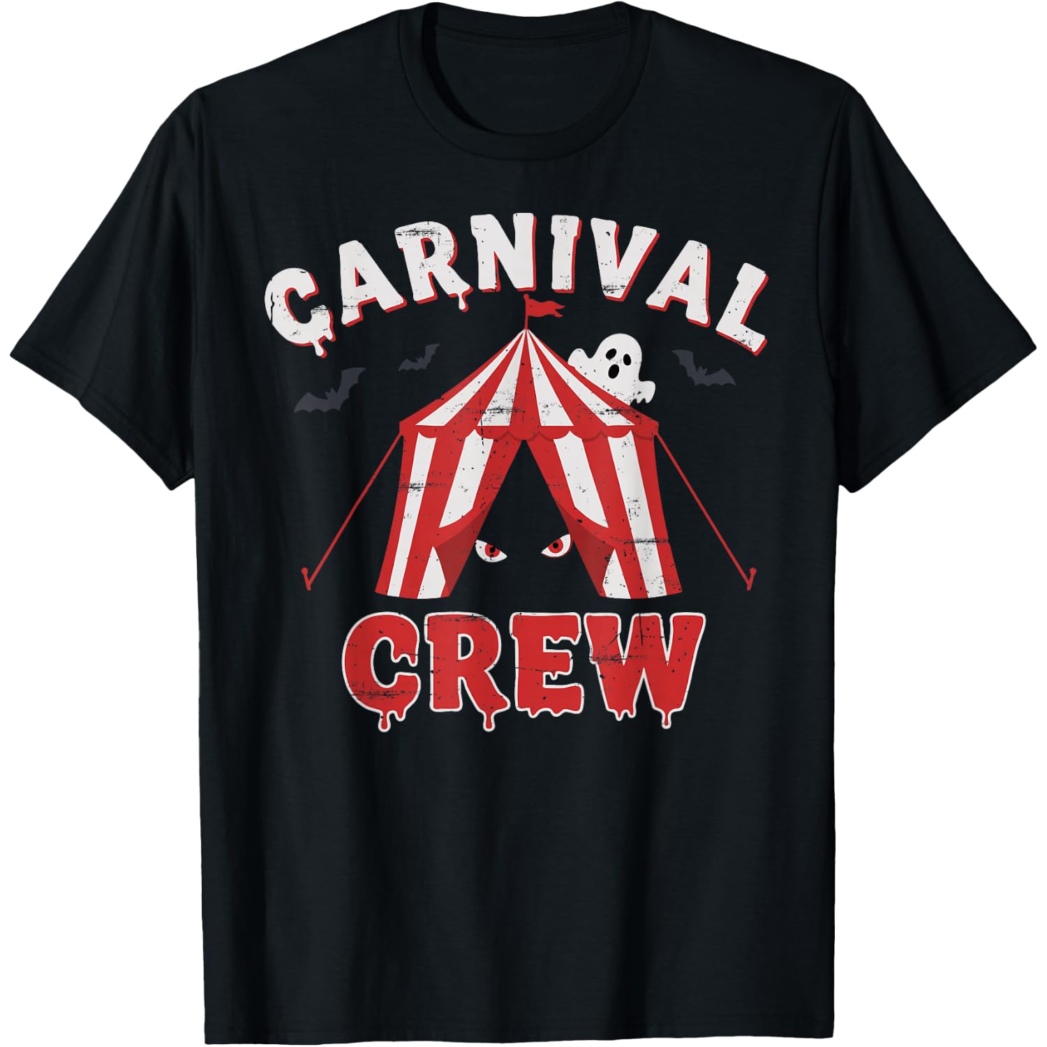 Carnival Crew Funny Halloween Spooky Carnival Family Costume T-Shirt