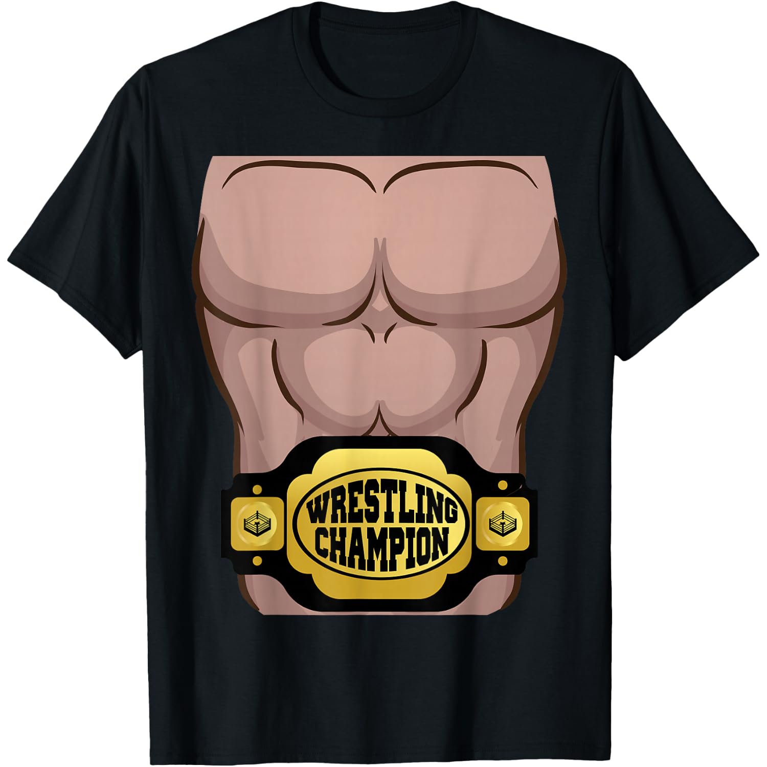 Champion Belt Wrestler Costume Halloween Shirt Kids Adult T-Shirt