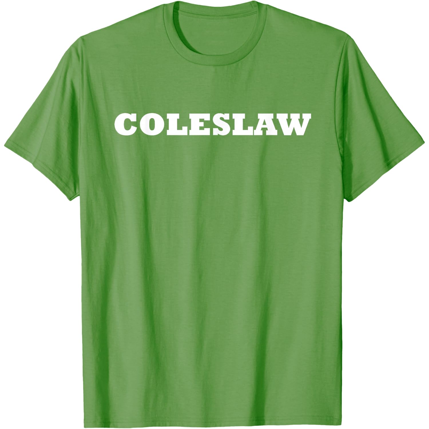 Cheers Too Coleslaw Food Halloween Costume Party Funny Cute Green T-Shirt