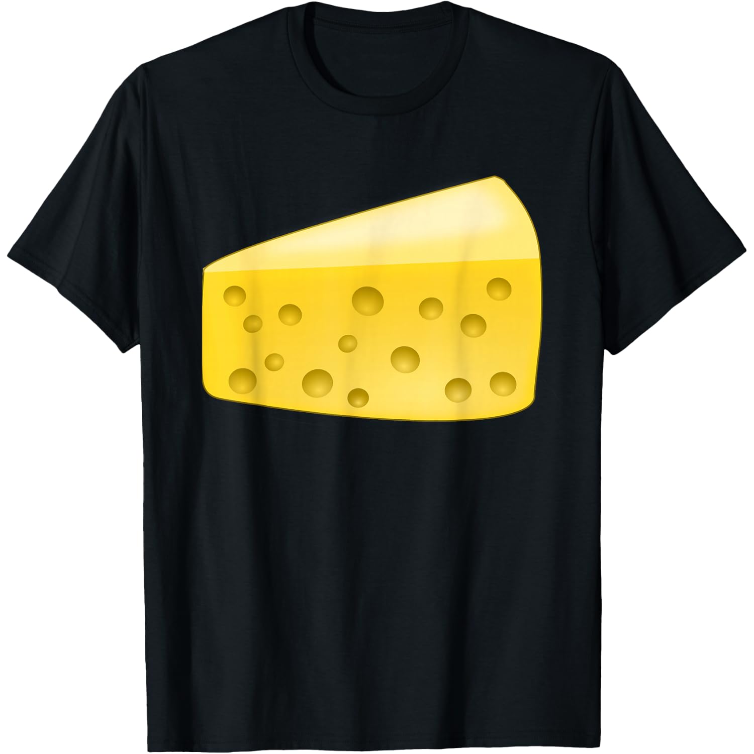 Cheese Wedge Costume T-Shirt Matching Pair with Wine Costume T-Shirt