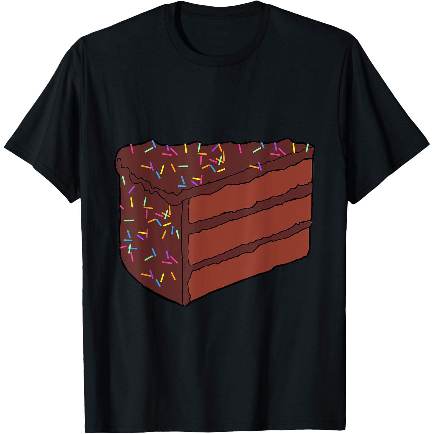 Chocolate Piece of Cake Halloween Costume Food Cosplay Party T-Shirt