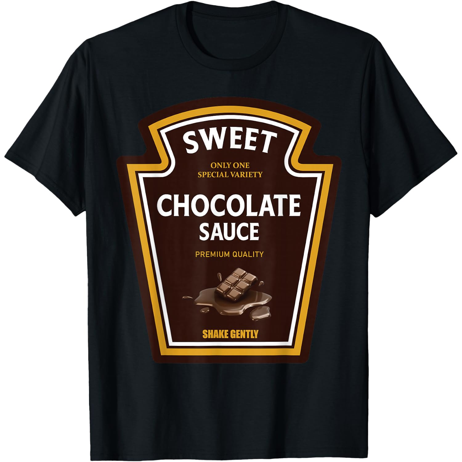 Chocolate Sauce 2026 Halloween Costume Matching Ketchup Team T-Shirt
