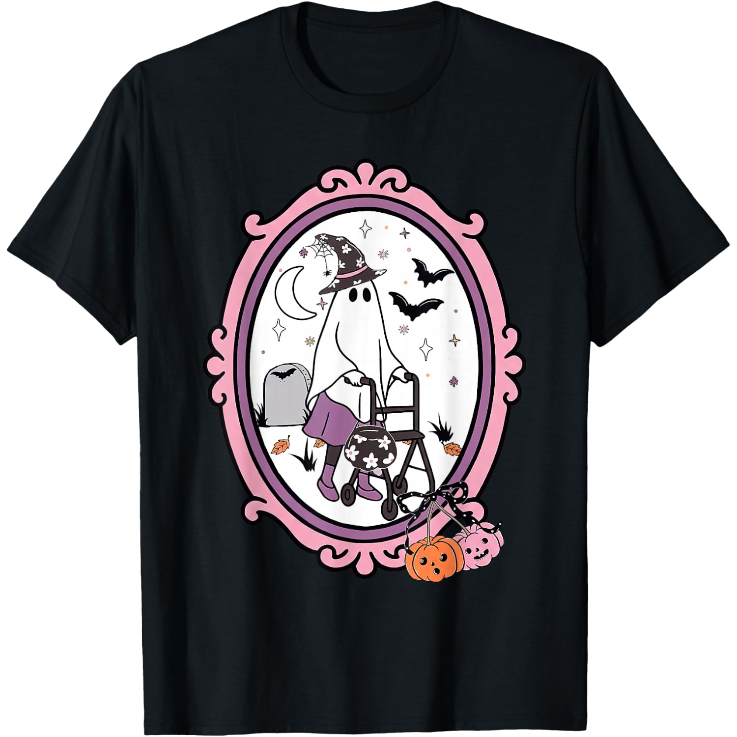 Chronic Illness Halloween Ghost Disability Pride Spoonie Aid T-Shirt