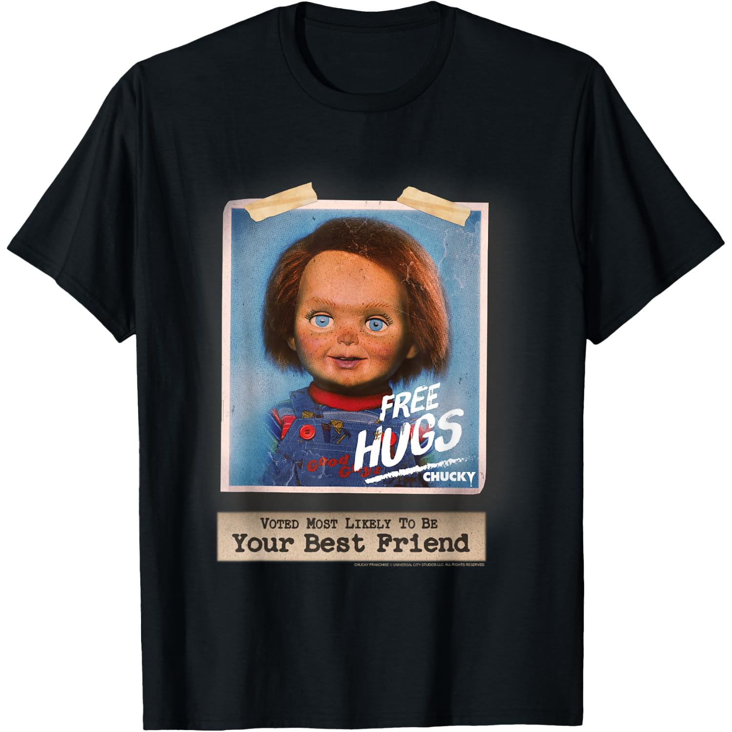 Chucky Free Hugs Vintage Style T-Shirt