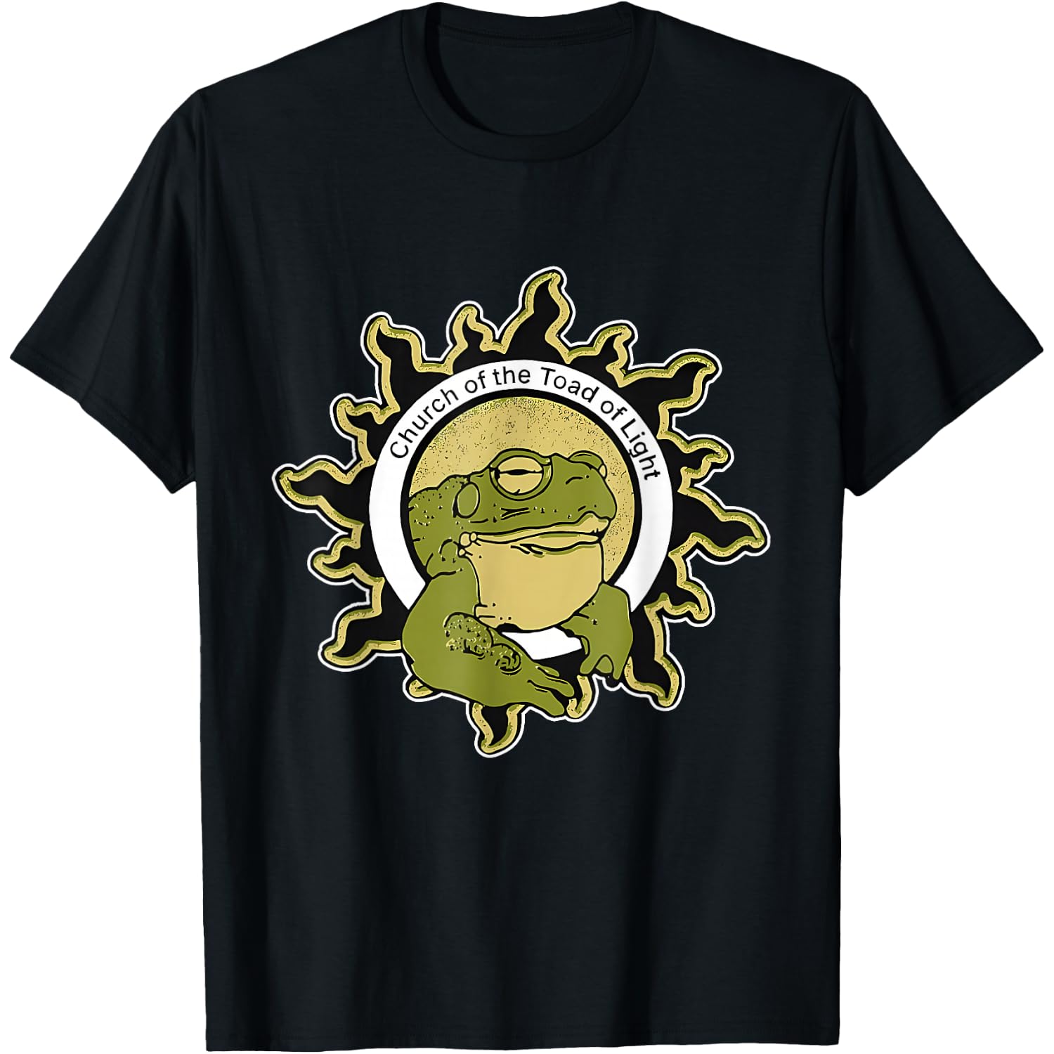Church Of The Toad Of Light Funny Frog T-Shirt